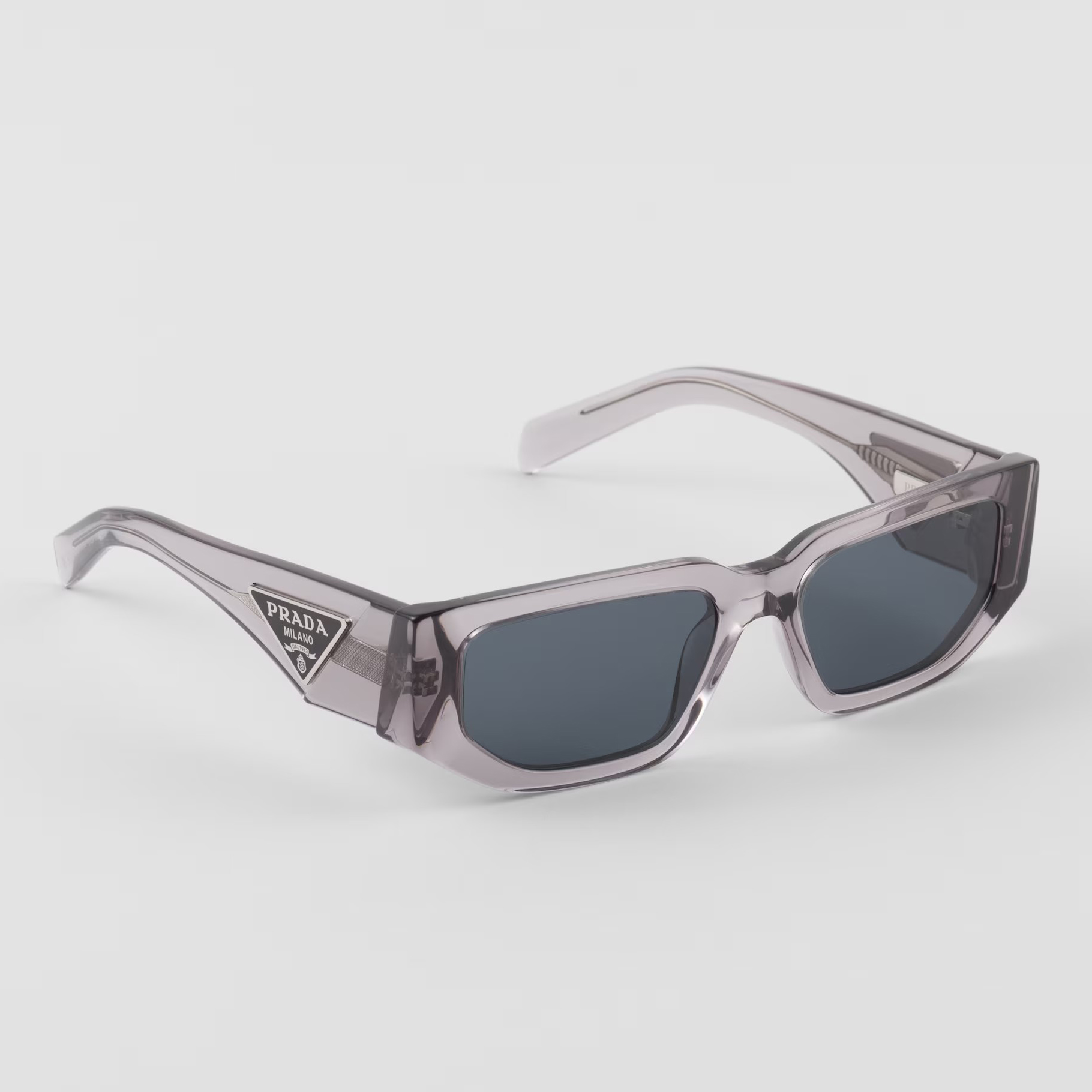 NIGO Prada Men's Solid Color Triangle Logo Square Sunglasses Eyewear Glasses #nigo77837