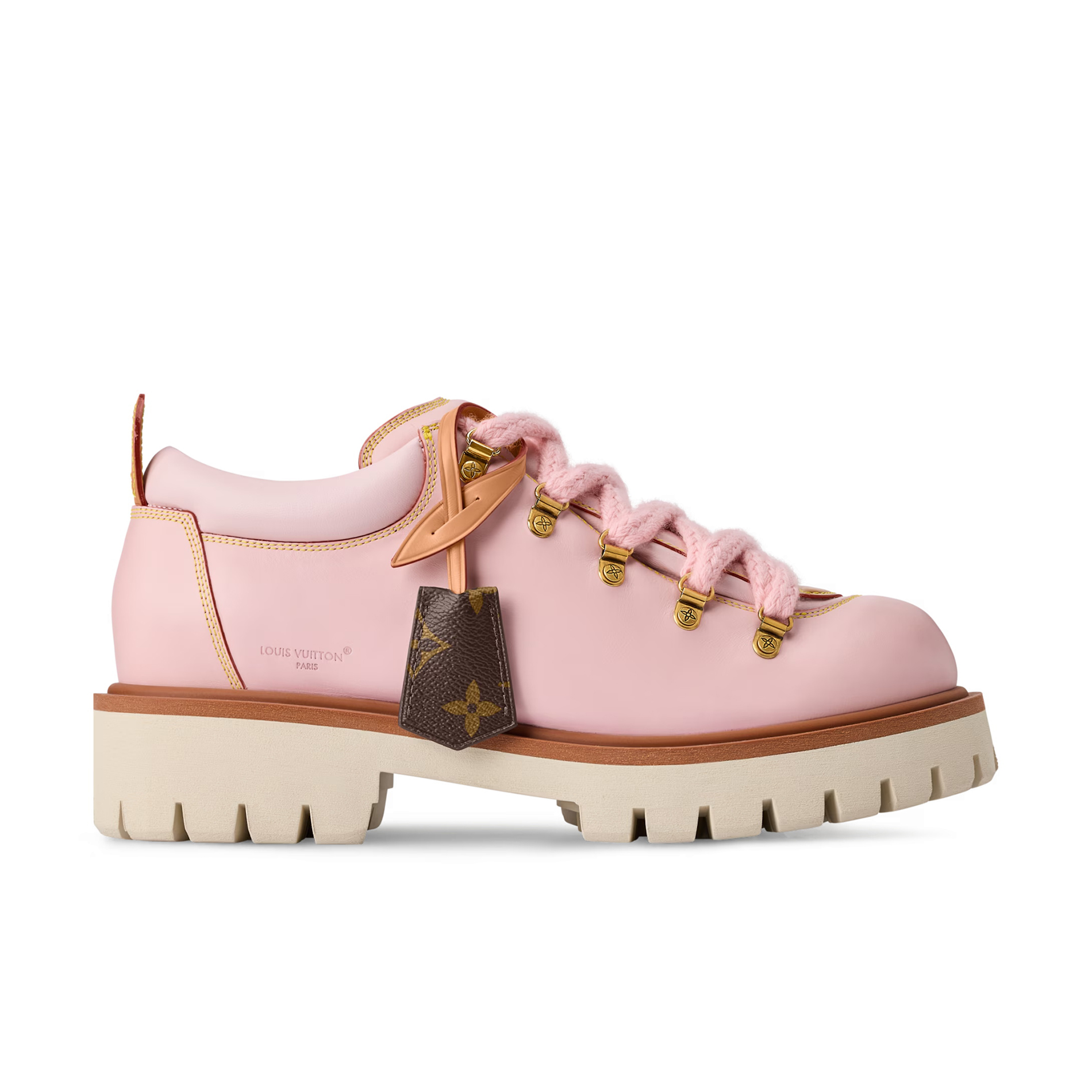 NIGO Louis Vuitton LV Remix Men's and Women's Summer Solid Color Cowhide Round Toe Lace-up Thick Sole Casual Shoes #nigo77841