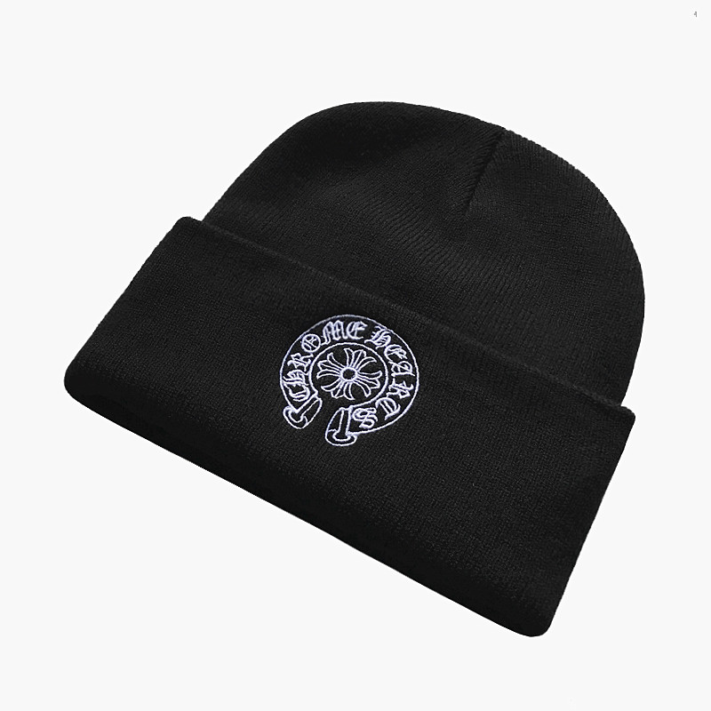 NIGO Chrome Hearts Men's and Women's Cross Stitch Letter Print Solid Color Knitted Cotton Hat Cap （Please contact customer service to select colors when purchasing） #nigo77864