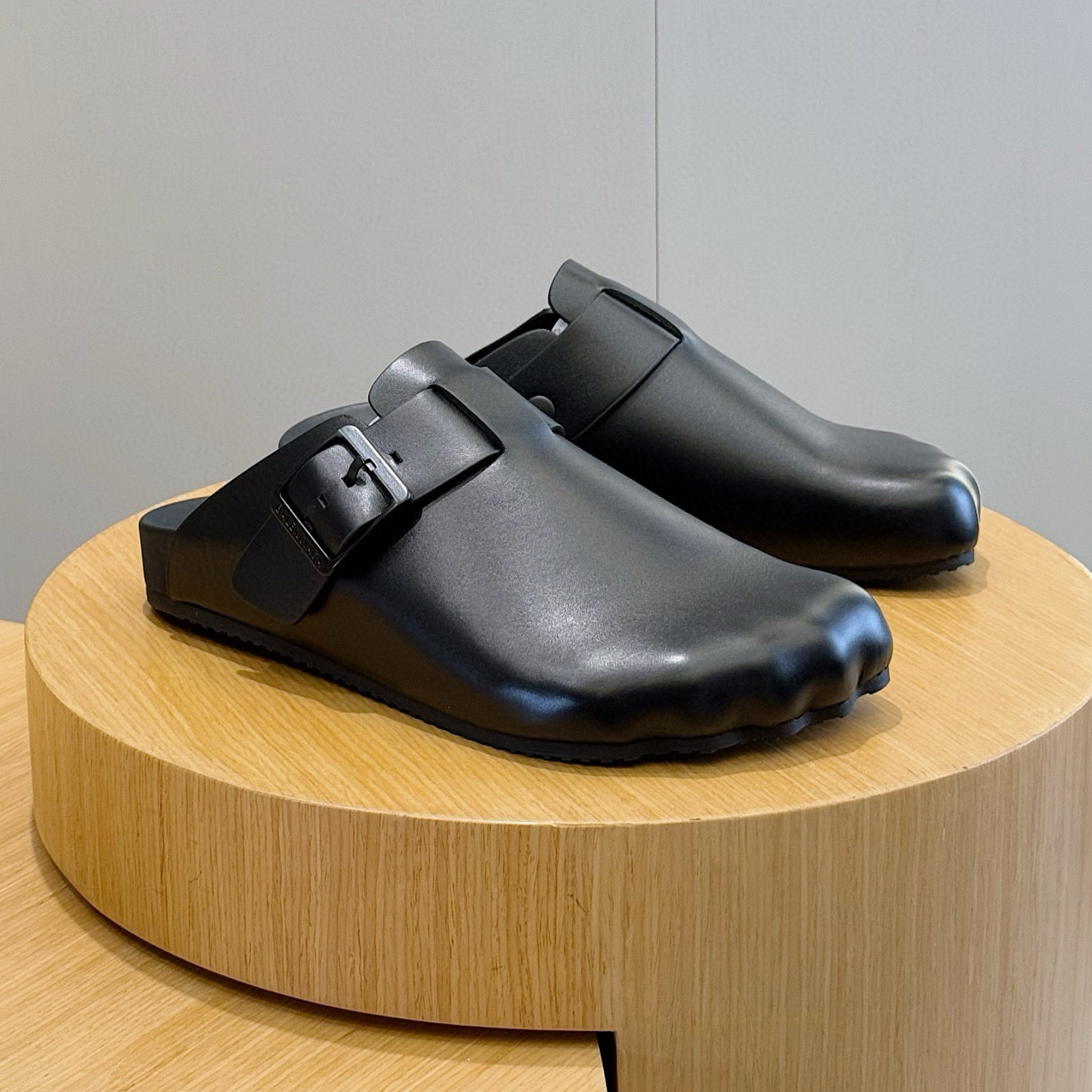 NIGO Balenciaga Sunday Men's Mueller Shoes Cowhide Flat Birkenstocks Cork Retro Solid Color Fashion Trend Casual Shoes Slippers Ngvp #nigo1972