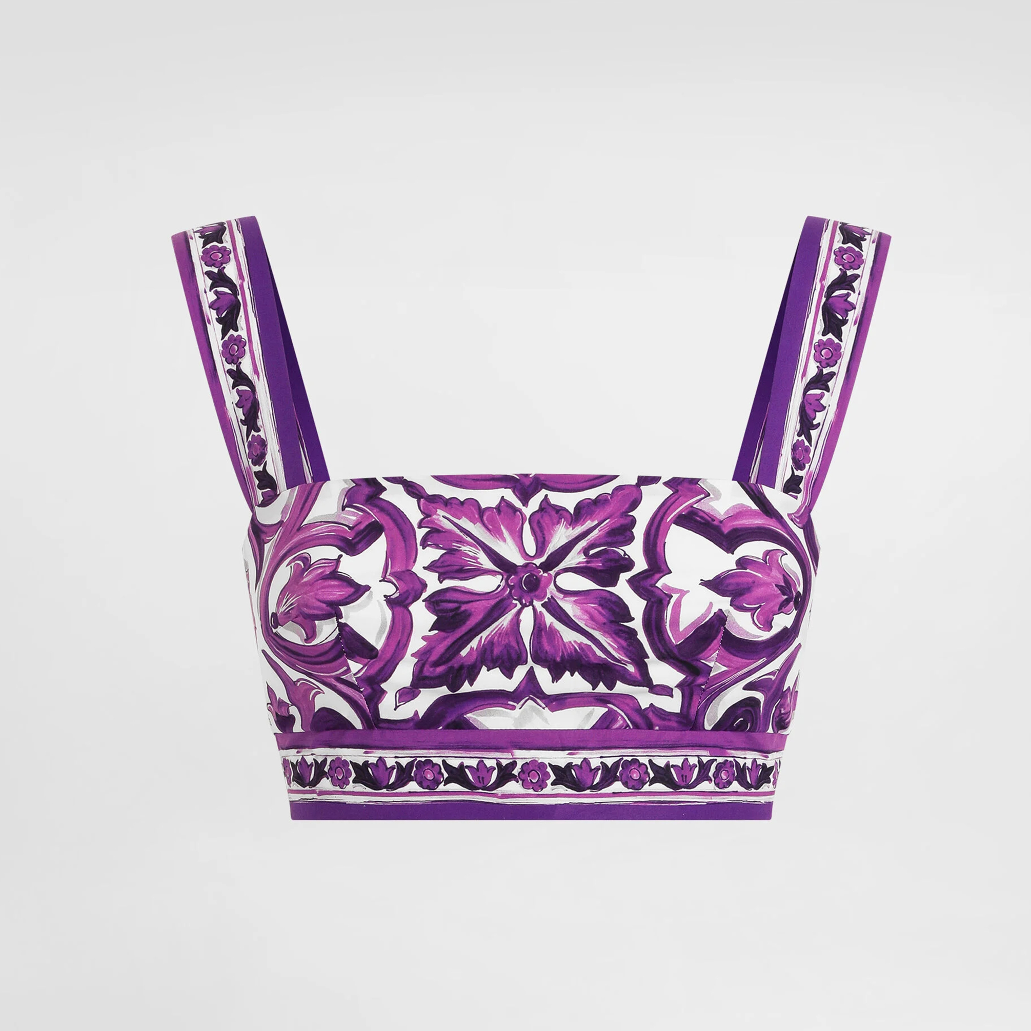 NIGO Dolce&Gabbana Women's Summer Majolica Printed Sleeveless Vest Camisole Poplin Top Solid Color Casual Short Skirt Ngvp #nigo2117