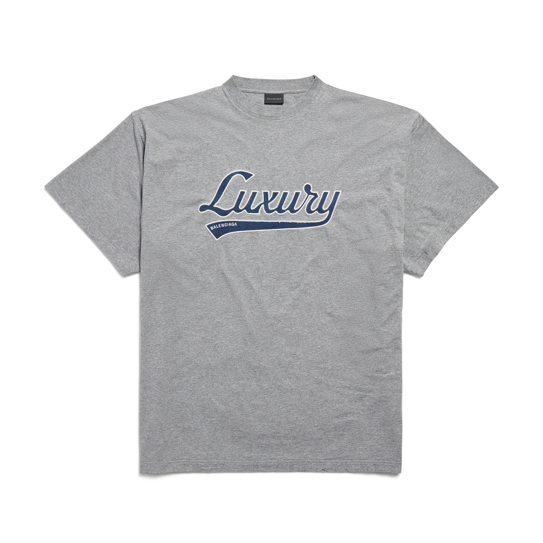 NIGO Balenciaga Luxury Script Men's and Women's Summer Solid Color Cotton Letter Print Round Neck Short Sleeve T-Shirt #nigo77868