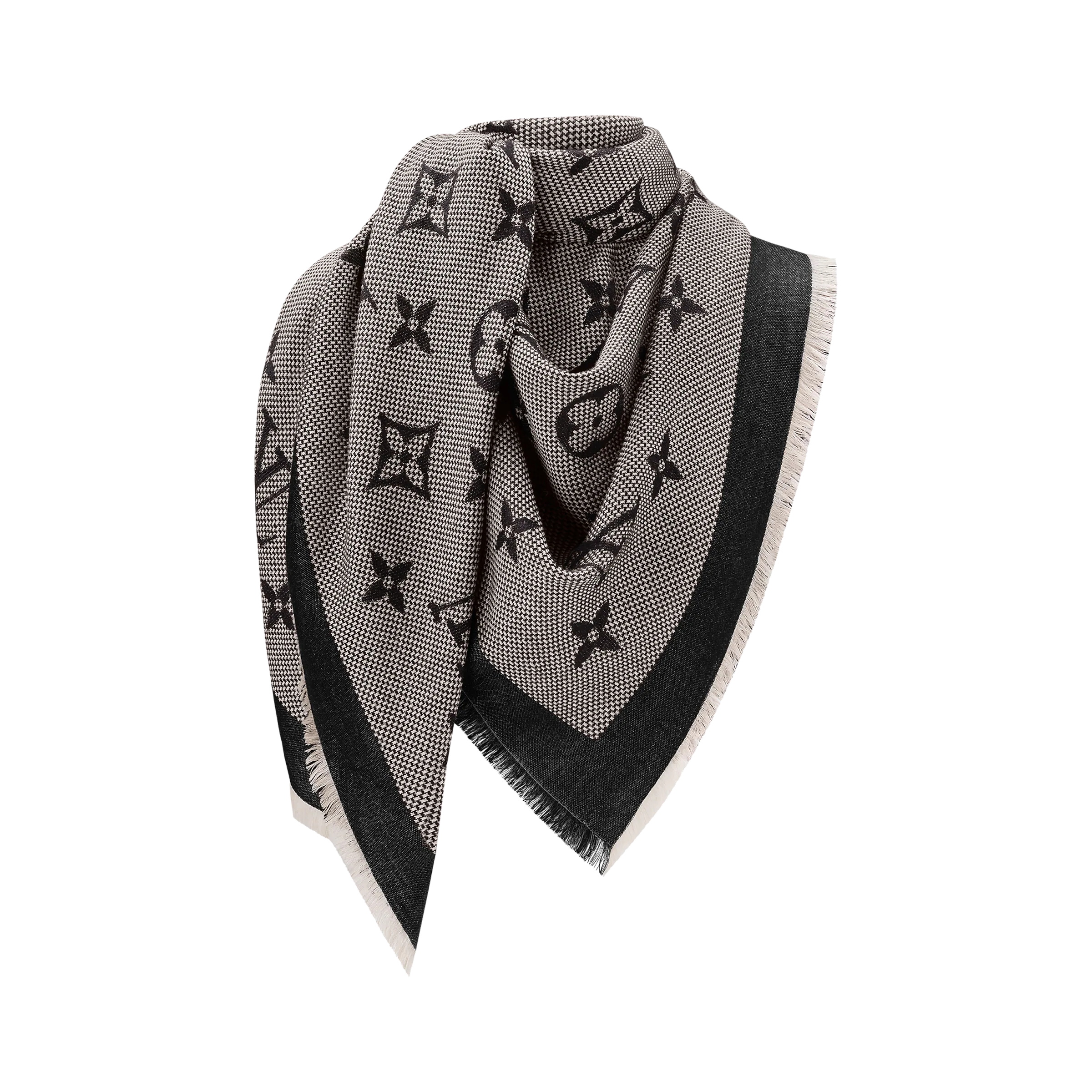 NIGO Louis Vuitton Men's And Women's Letter Print Wool Fabric Silk Scarf Accessories #nigo77886