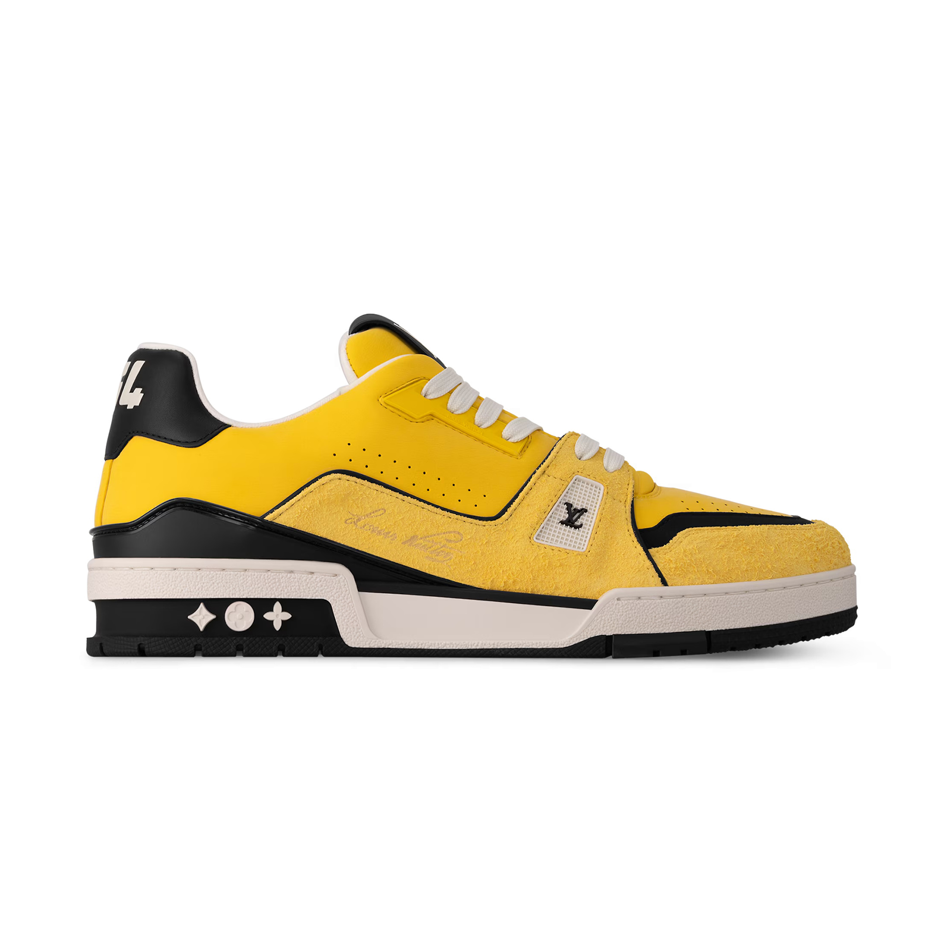 NIGO Louis Vuitton LV Trainer Men's And Women's Solid Color Cowhide Leather Round Toe Low Top Lace-up Sneakers Shoes #nigo77891