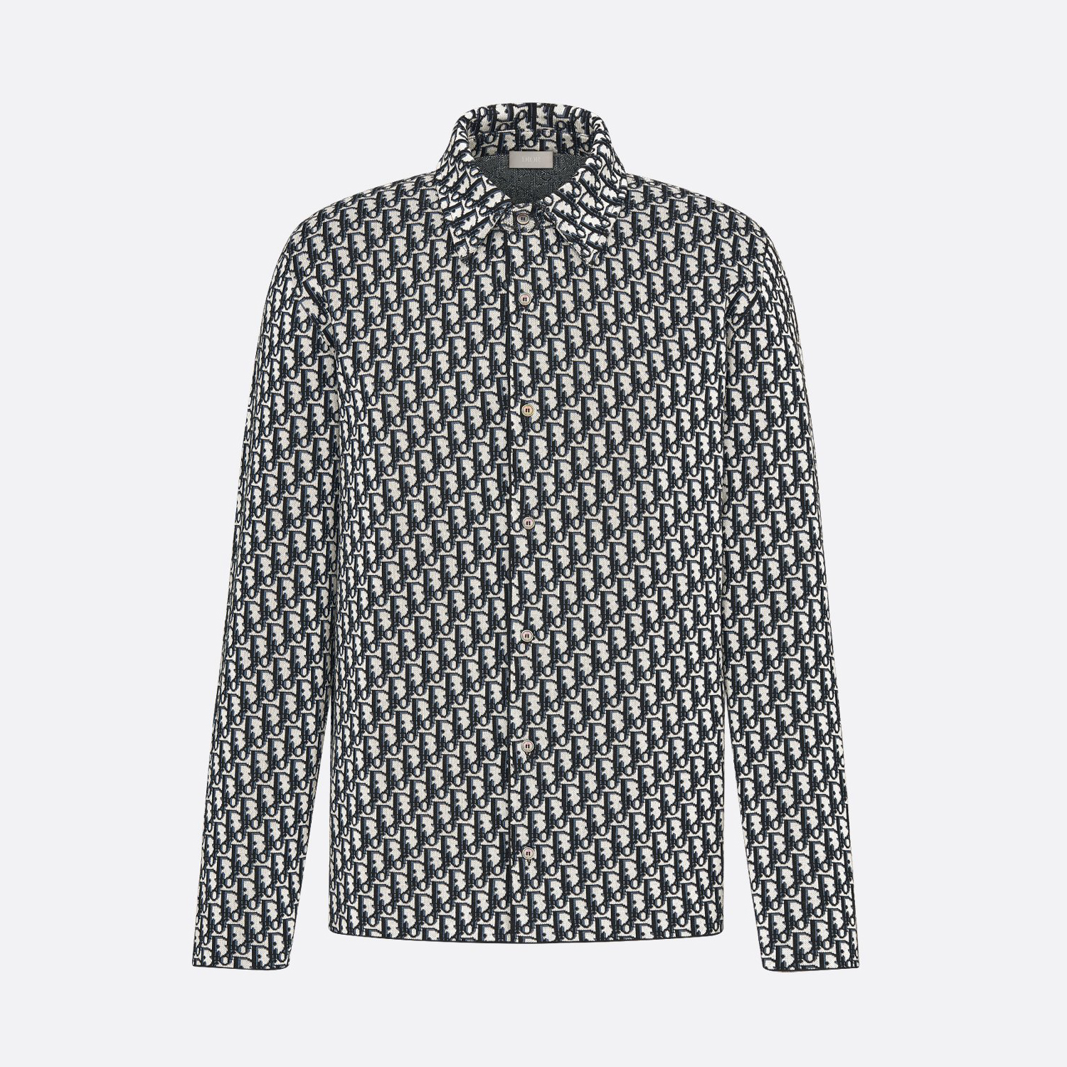 NIGO Dior Men's Spring/Autumn Solid Color Letter Print Single Button Long Sleeve Shirt #nigo77922