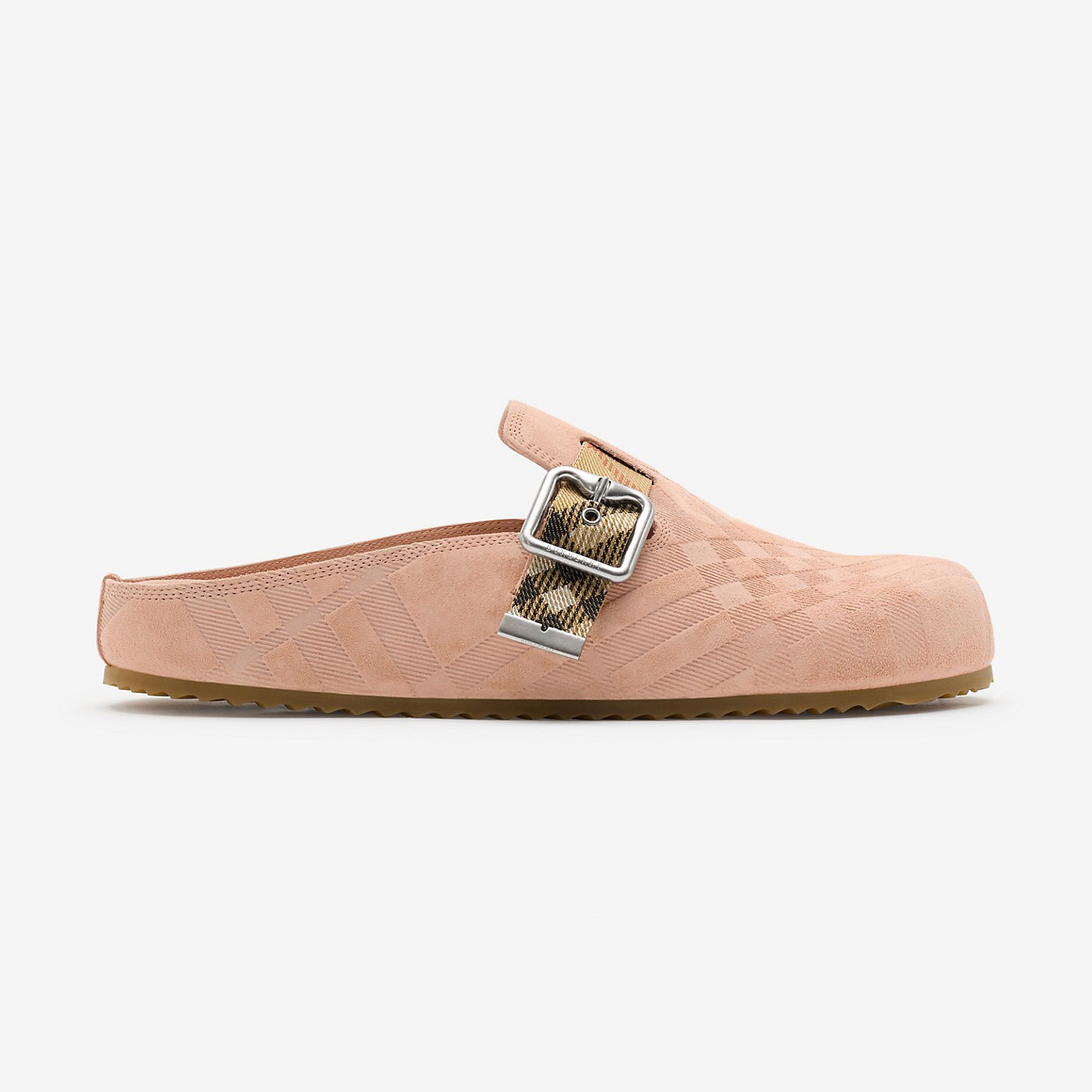 NIGO Burberry Urchin Men's And Women's Spring And Summer Solid Color Cowhide Leather Round Toe Slip-on Casual Slippers Sandals Shoes #nigo77913