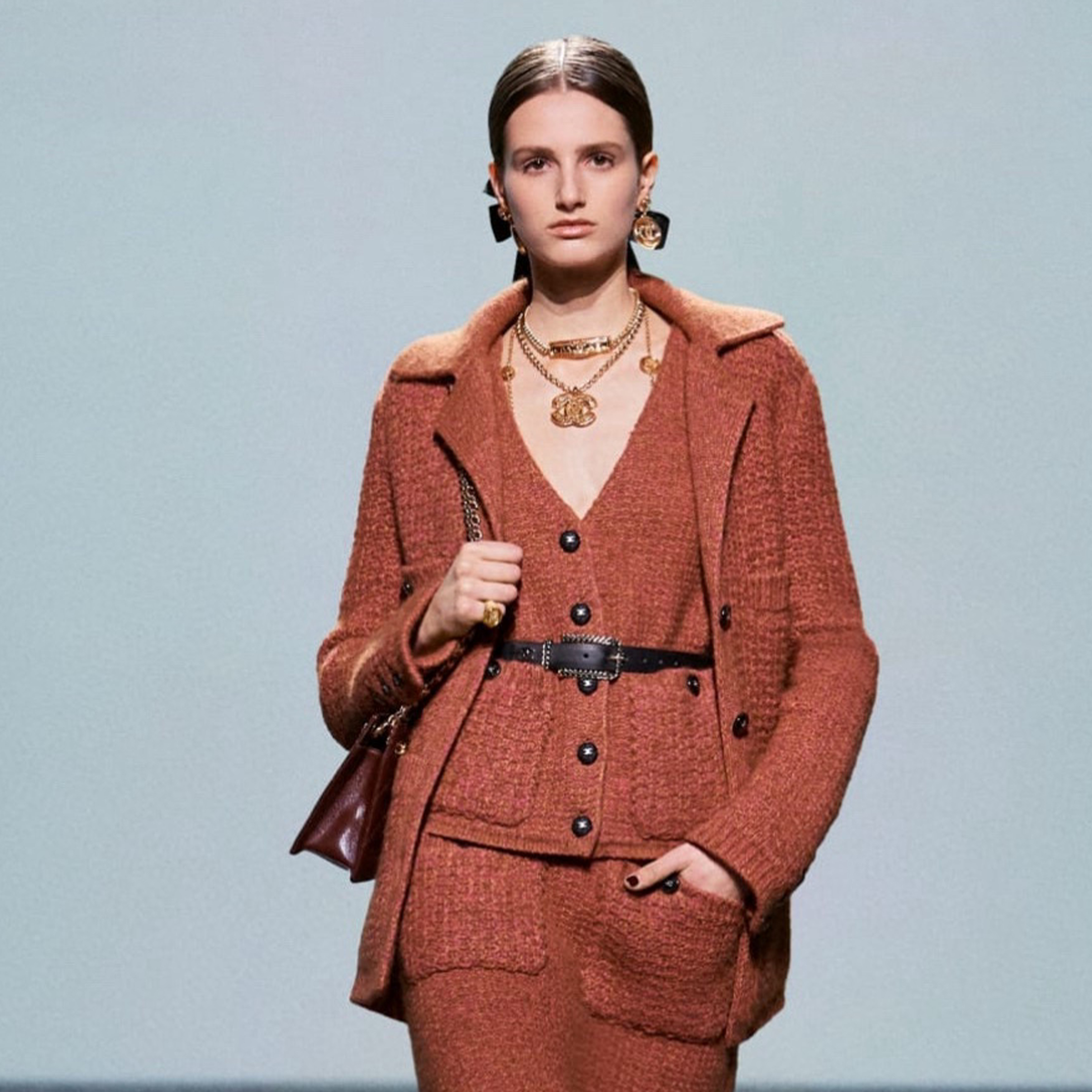 NIGO Chanel Women's Autumn/winter Skiing Cashmere Knitted Coat Long-sleeved Single-breasted Jacquard Knitted Sweater Cardigan Ngvp #nigo2161