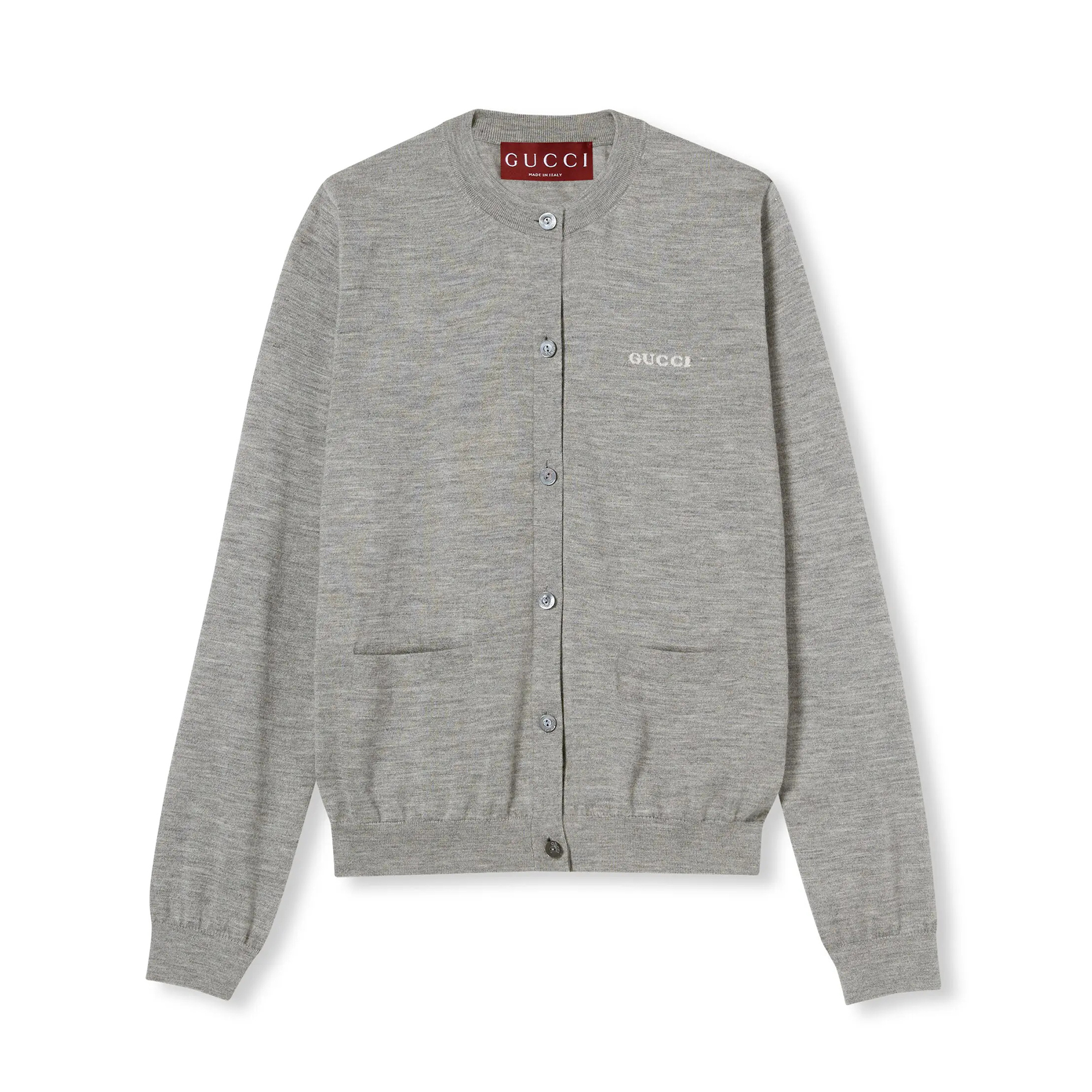 NIGO Gucci Women's Spring/Autumn Solid Color Single Breasted Long Sleeved Cashmere Cardigan Jacket #nigo77957