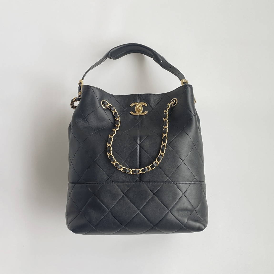 NIGO Chanel Women's Multicolored Chain Shoulder Strap Suede And Leather Shoulder Bag Handbag Bags #nigo77956