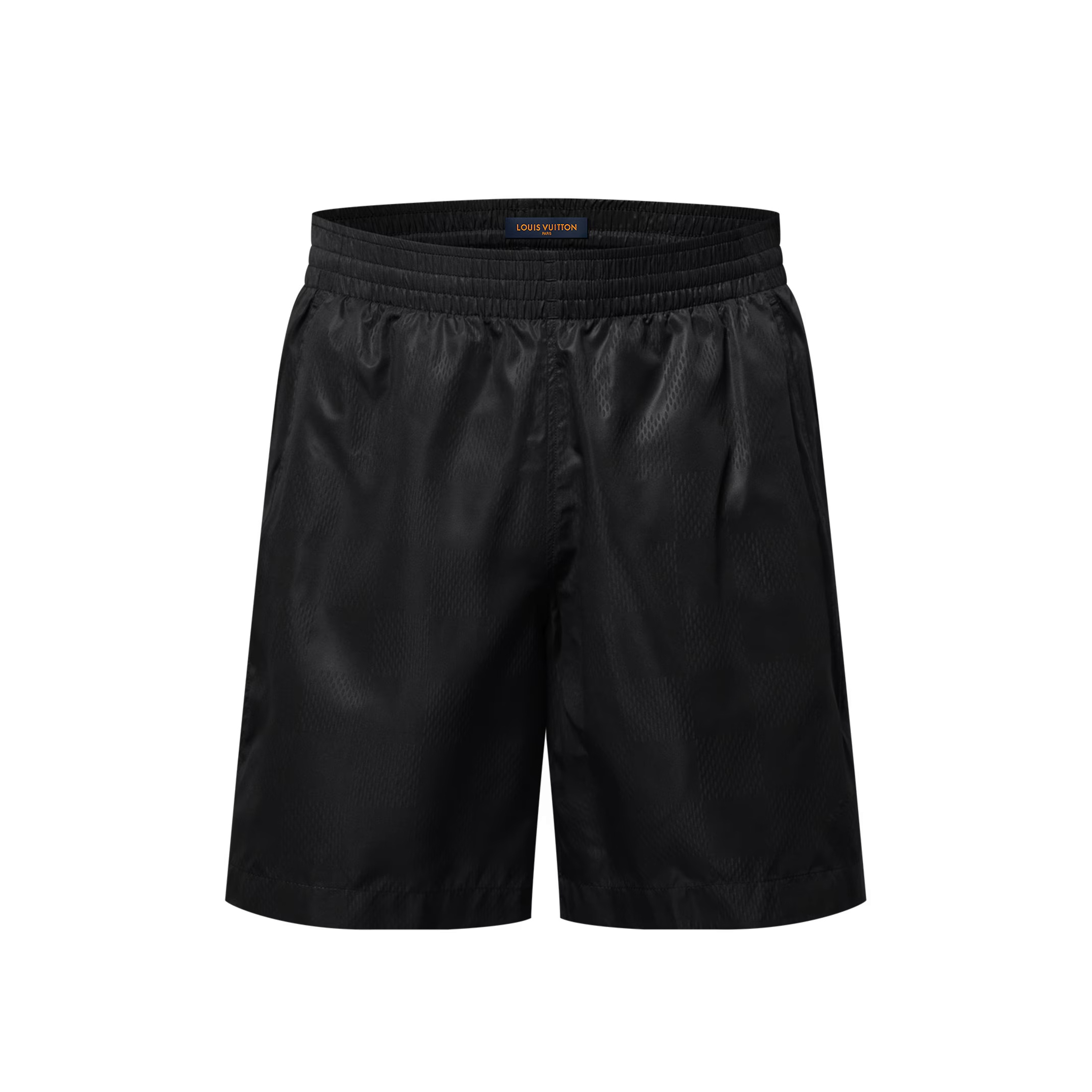 NIGO Louis Vuitton Men's Summer Solid Color Subtle Pattern Elastic Tech Fabric Beach Shorts #nigo77952