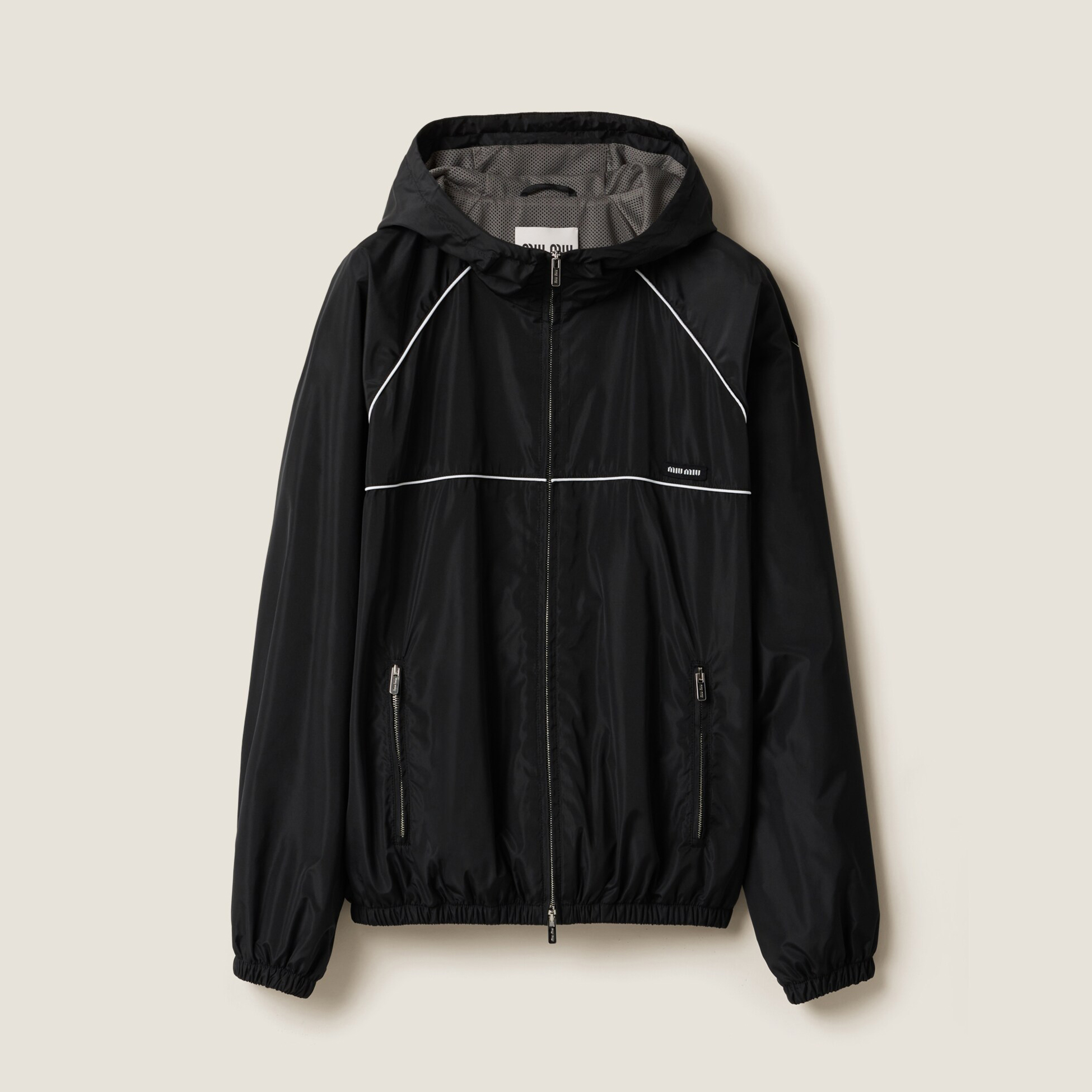 NIGO MiuMiu Women's Spring/Summer Solid Color Technical Fabric Sun Protection Zipper Long Sleeve Jacket #nigo77948