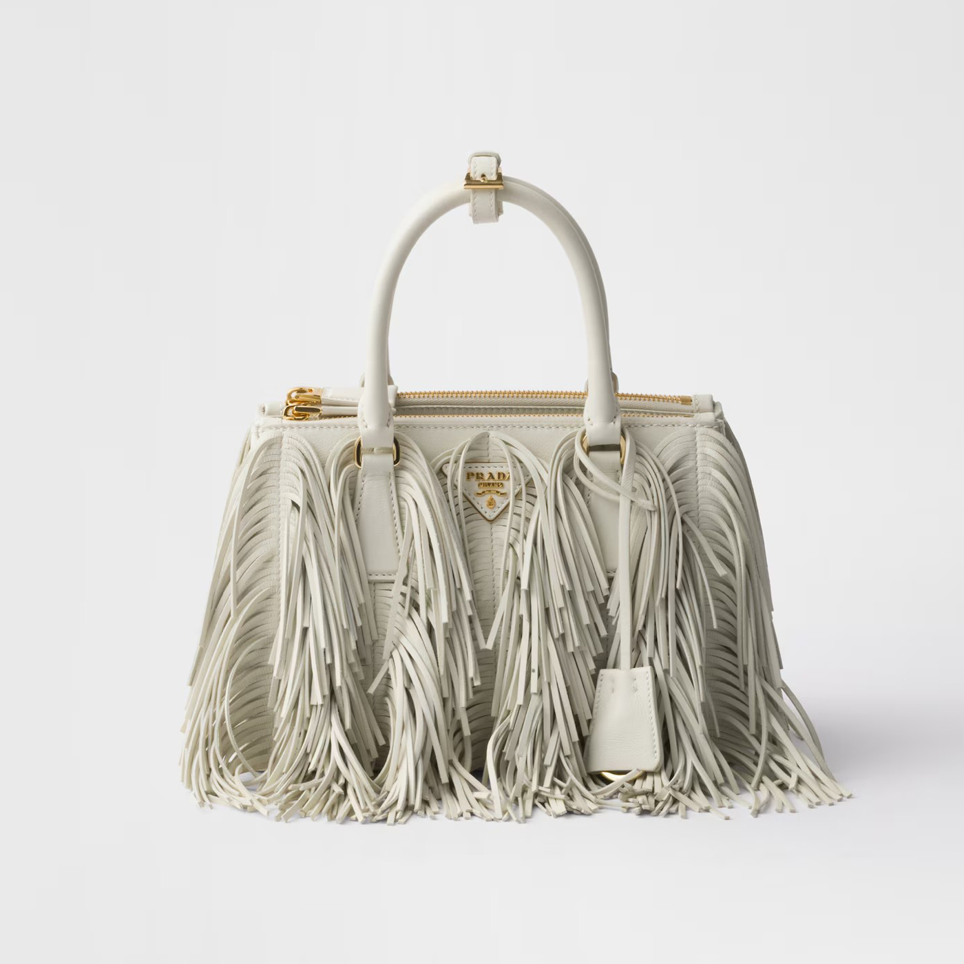 NIGO Prada Galleria Women's Solid Colour Metal Engraved Logo Tassel Design Calfskin Shoulder Bag Crossbody Bags Handbag #nigo77979
