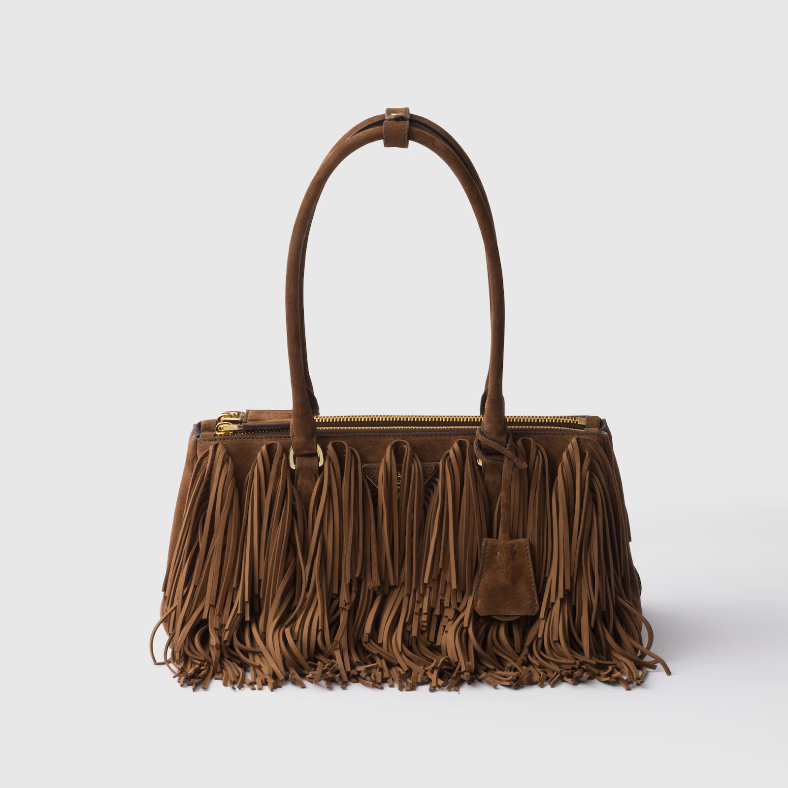 NIGO Prada Galleria Women's Solid Colour Metal Engraved Logo Tassel Design Calfskin Shoulder Bag Crossbody Bags Handbag #nigo77979