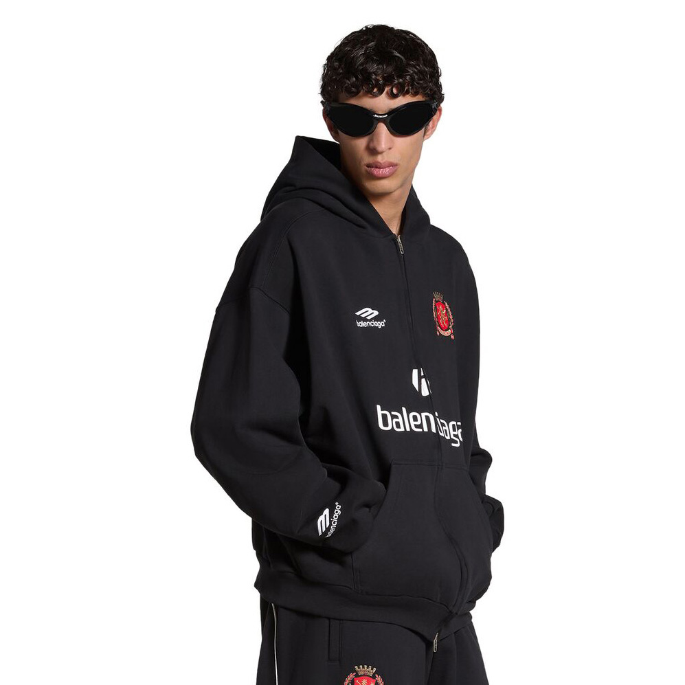 NIGO Balenciaga Men's And Women's Spring And Autumn Letter Print Logo Embroidered Knitted Fabric Hooded Zipper Sweatshirt  Jacket#nigo77962