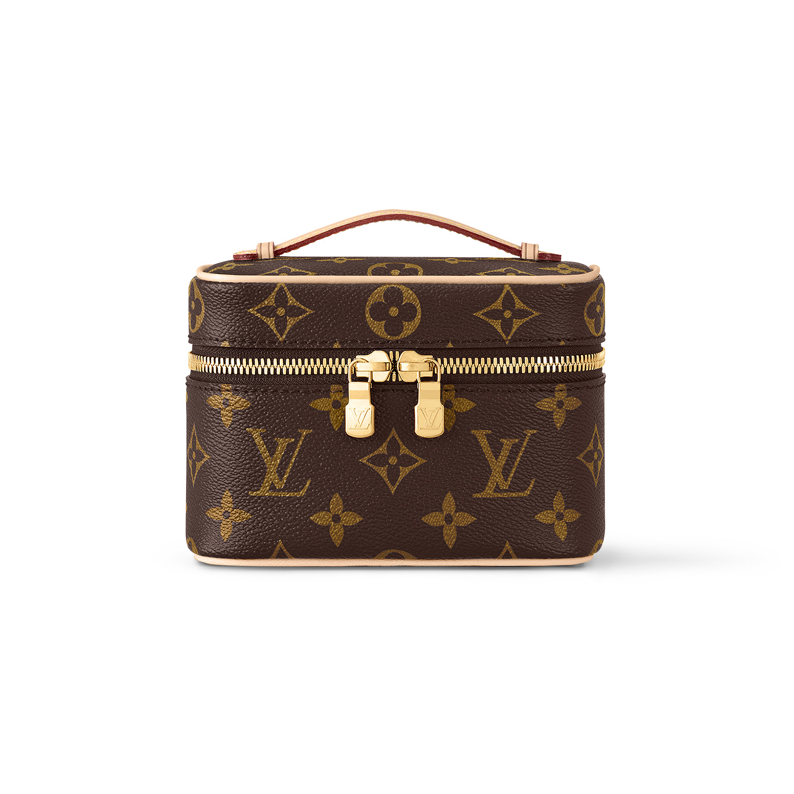 NIGO Louis Vuitton NICE NANO Women's Solid Color Classic Printed Leather Zipper Chain Makeup Bag Handbag Bags #nigo77967