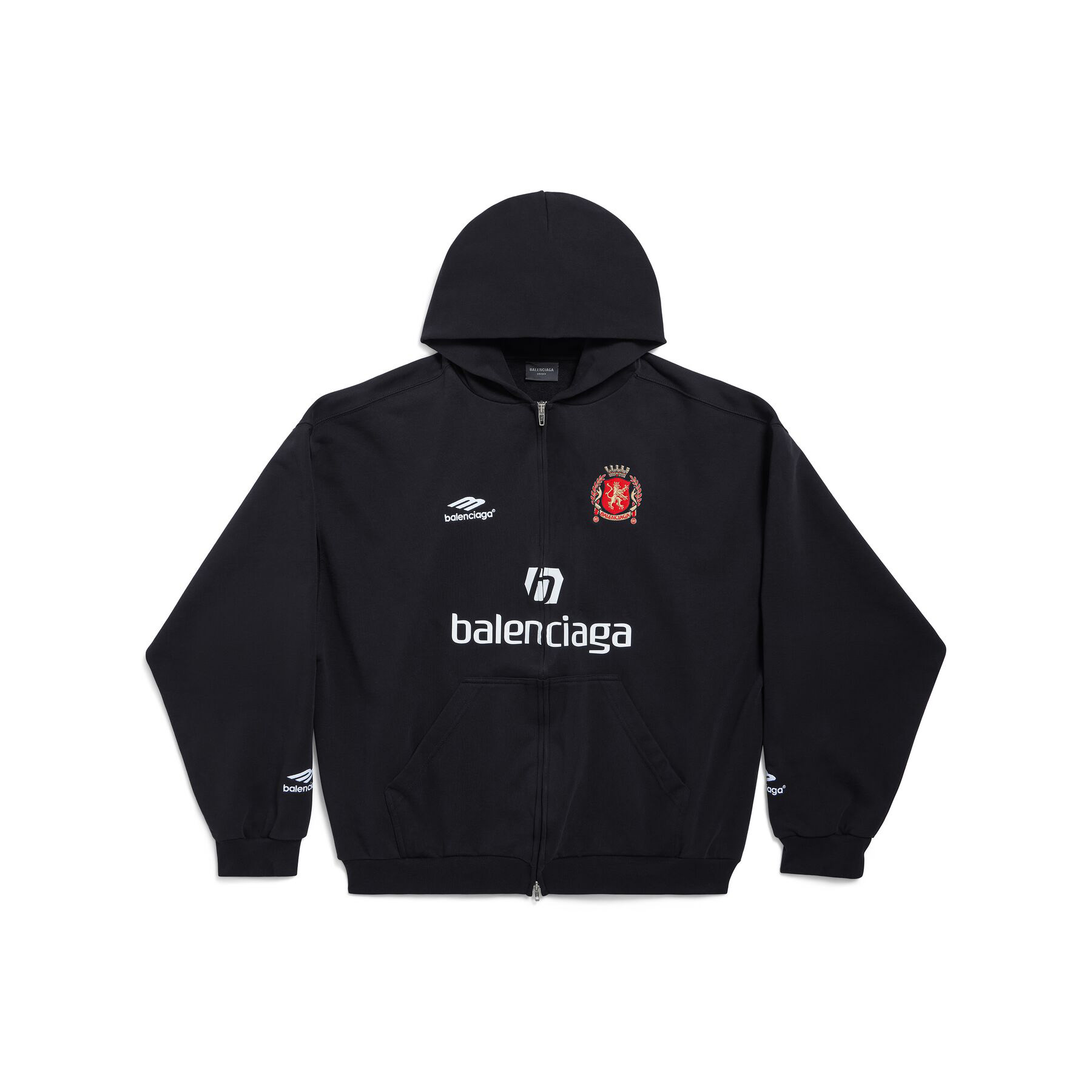 NIGO Balenciaga Men's And Women's Spring And Autumn Letter Print Logo Embroidered Knitted Fabric Hooded Zipper Sweatshirt  Jacket#nigo77962