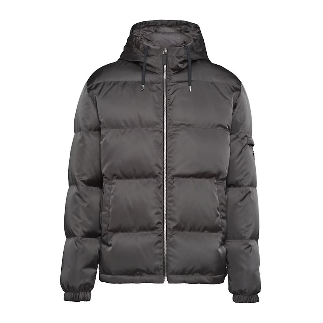 NIGO Prada Men's Fall And Winter Nylon Down Jacket Jacket Triangle Logo Hooded Zipper Jacket Fashion Trend Leisure Solid Color Down Coat Ngvp #nigo2187