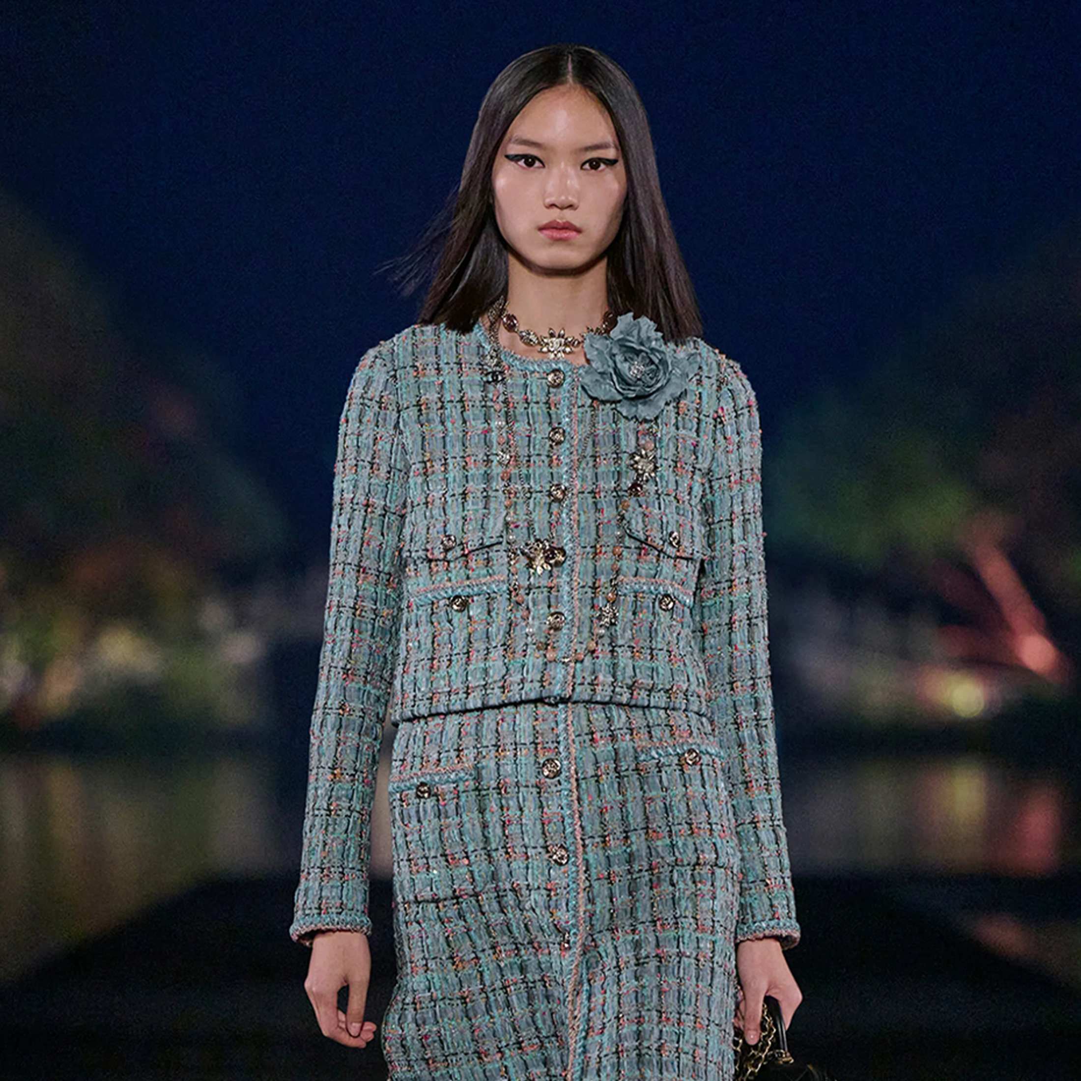 NIGO Chanel Fashionable Women's Woven Patchwork Tweed Short Jacket With Pockets For Autumn And Winter Ngvp #nigo2167