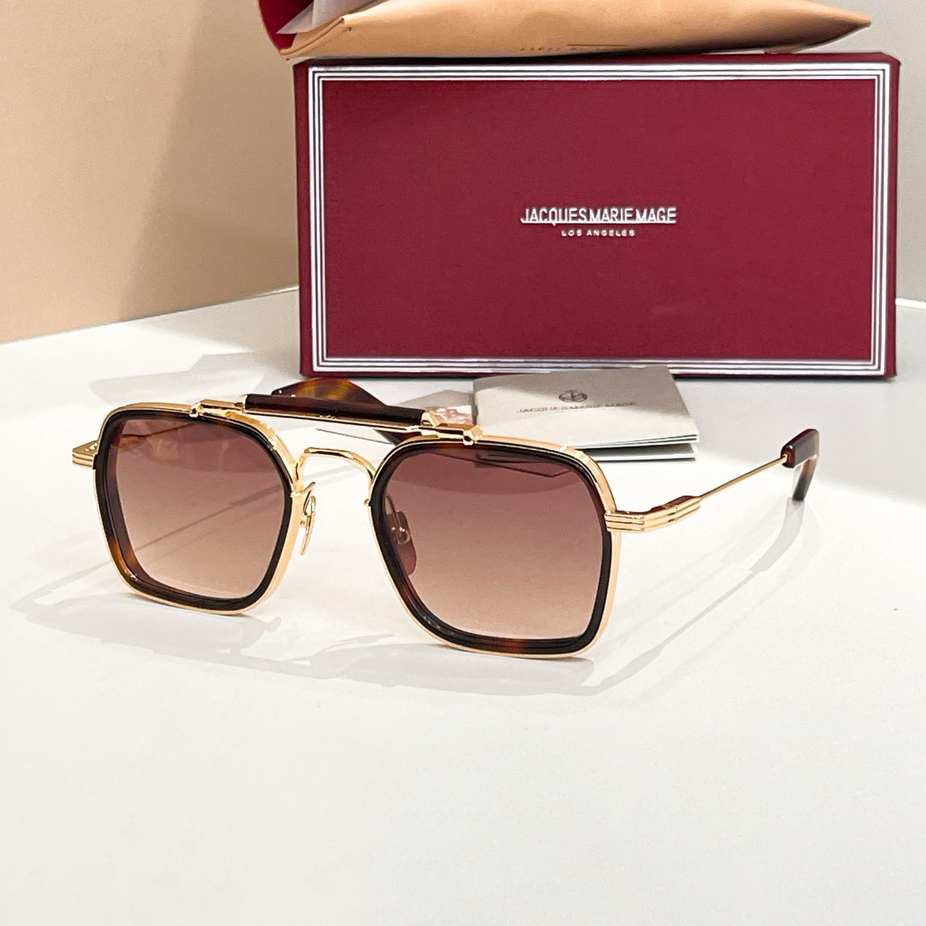 NIGO Jacques Marie Mage Men's And Women's Square-shaped Sunglasses Metal Sunglasses Eyeglasses Glasses #nigo78111