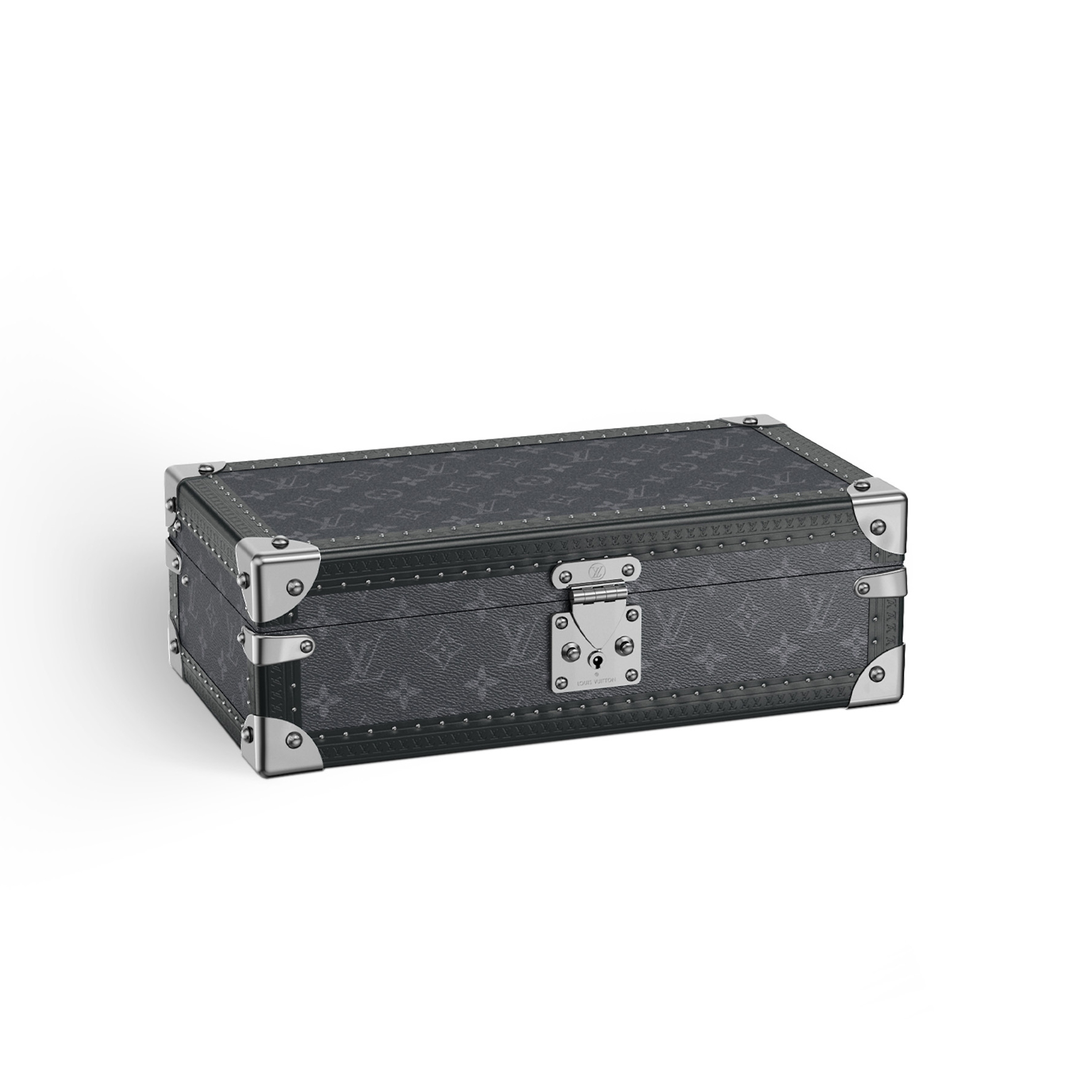 NIGO Louis Vuitton Men's and Women's Solid Colour Classic Printed Canvas Watch Storage Box Bag Bags (please Contact Customer Service To Select Colors Before Purchasing.) #nigo77994