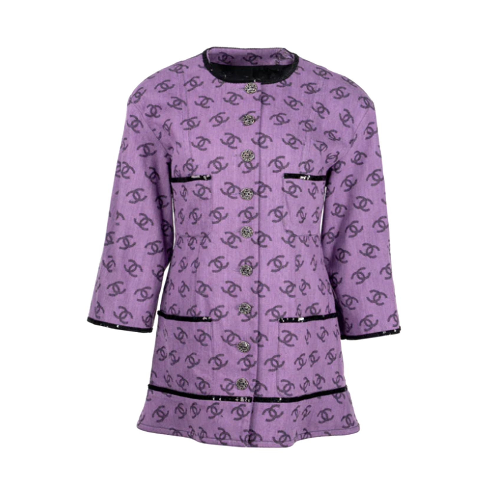 NIGO Chanel Women's Spring and Autumn Letter Printed Solid Color Single Breasted Long Sleeve Jacket #nigo78131