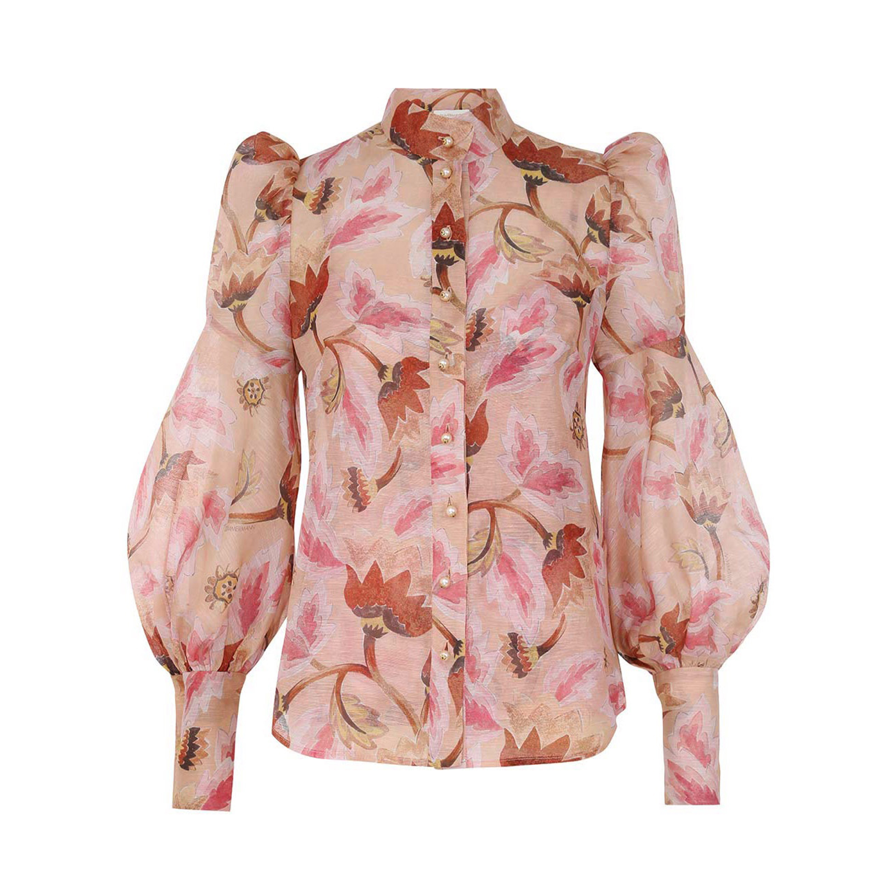 NIGO Zimmermann Women's Spring/summer Elegant Floral Print Shirt Single-breasted Long-sleeved Casual Shirt Ngvp #nigo2189
