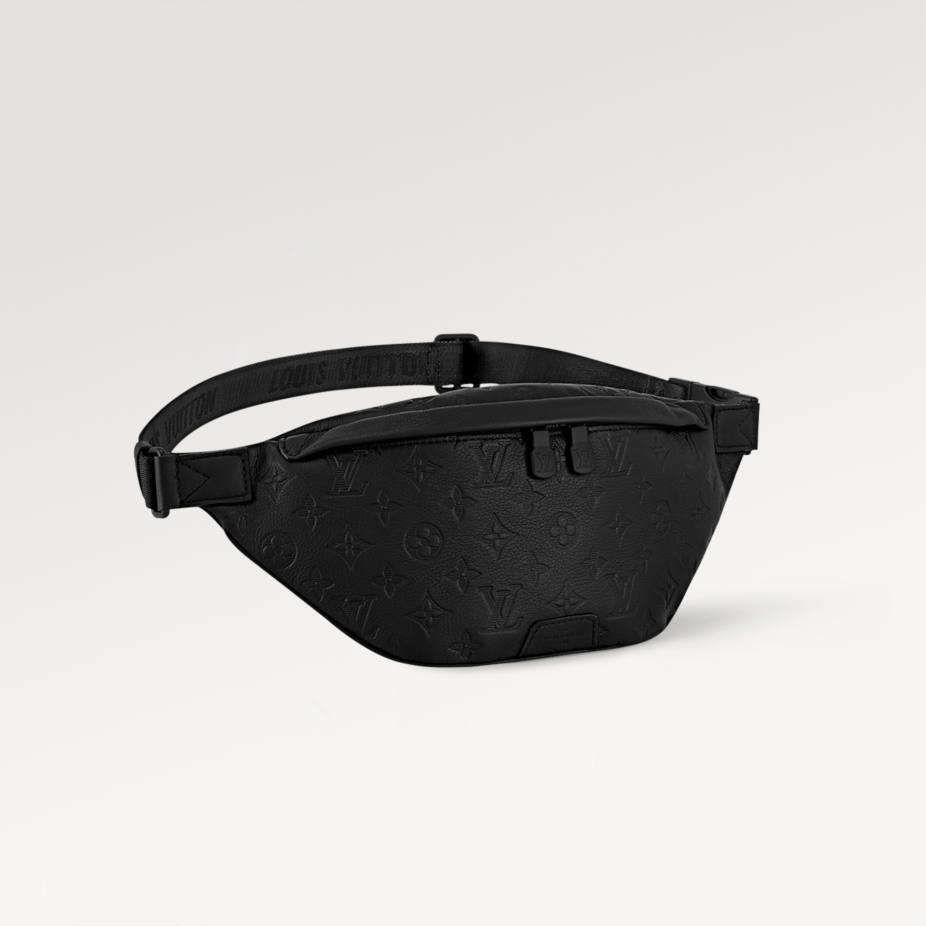 NIGO Louis Vuitton Men's DISCOVERY Small Waist Bag Logo Embossed Cowhide Chest Bag Solid Color Casual Shoulder Bag Bags M46036 #nigo81396