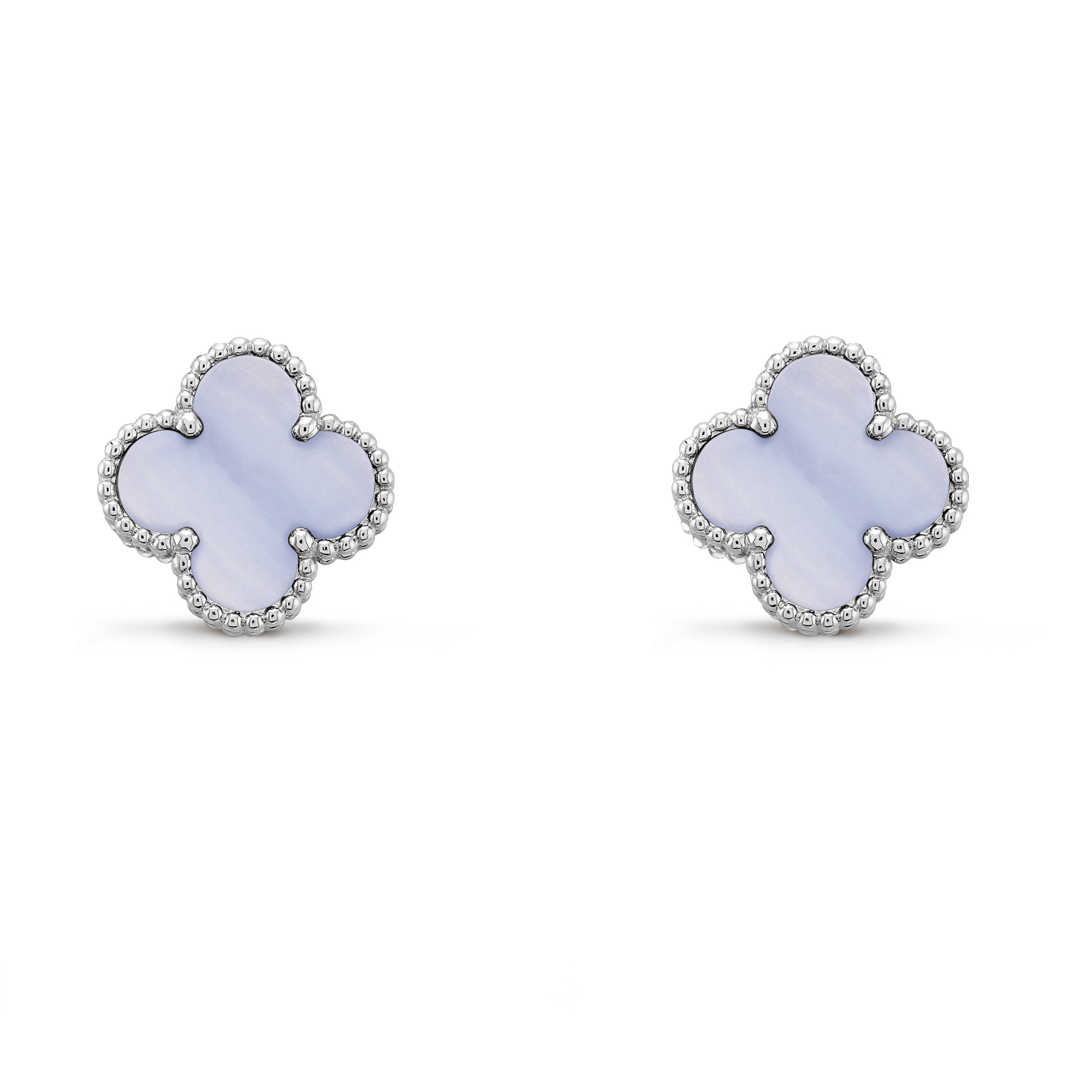 NIGO Van Cleef&Arpels Vintage Alhambra Colorful Amethyst Silver Gold Rose Gold Earrings Small Delicate Elegant Luxurious Chic Clover Earrings Jewelry  Accessories #nigo81412