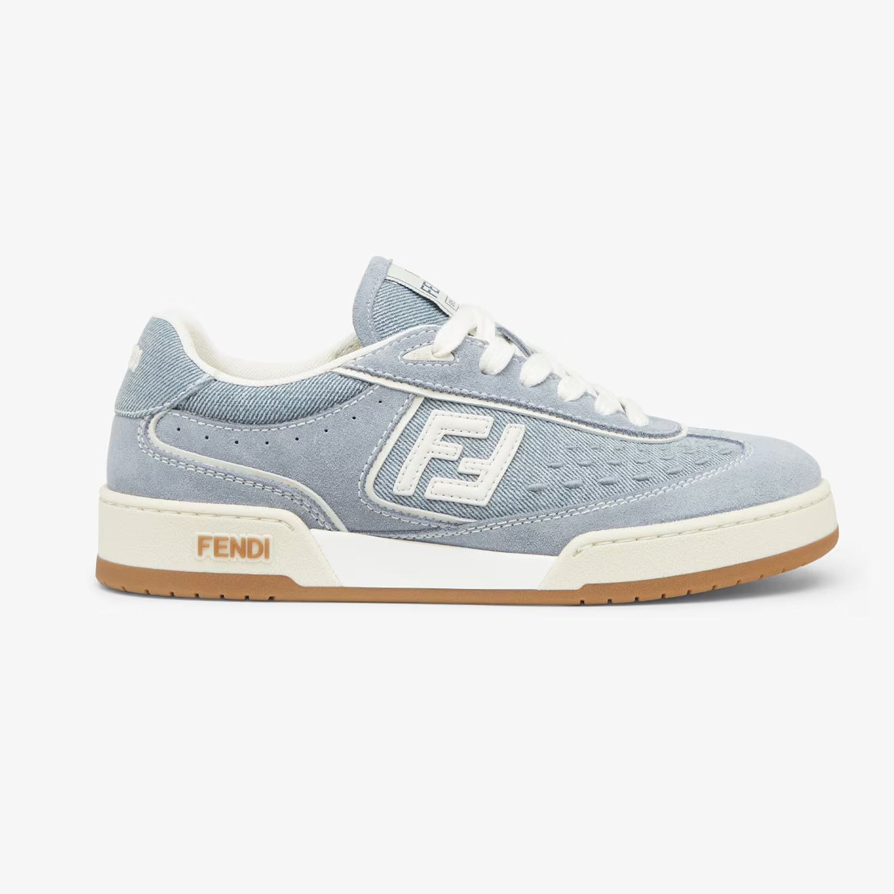 NIGO Fendi Match Leather Suede Low Top Shoes Women's Men's Spring Summer Round Toe Lace Up Colorblocking Fashion Casual Retro Shoes #nigo81414