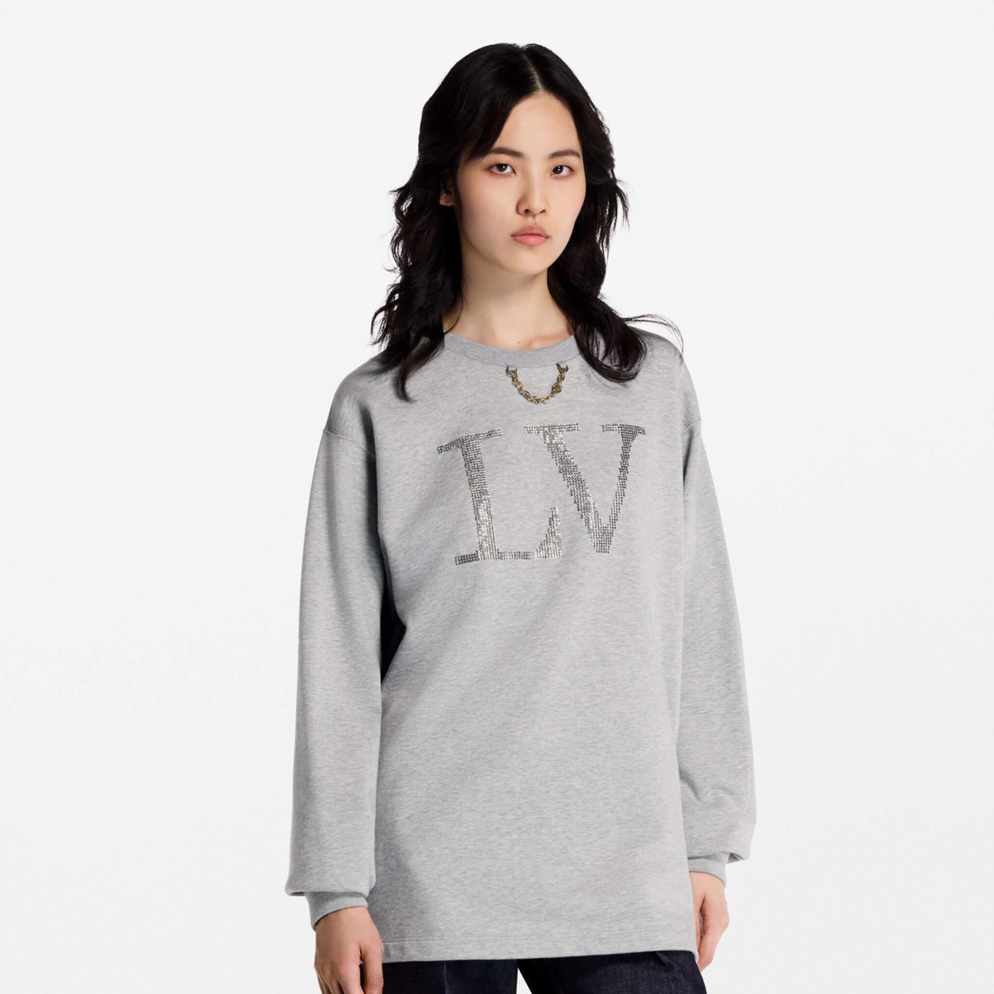 NIGO Louis Vuitton Women's Spring/Autumn Solid Color Fashionable Casual Round Neck Cotton Letter Knitted Long Sleeve Sweatshirt #nigo78167