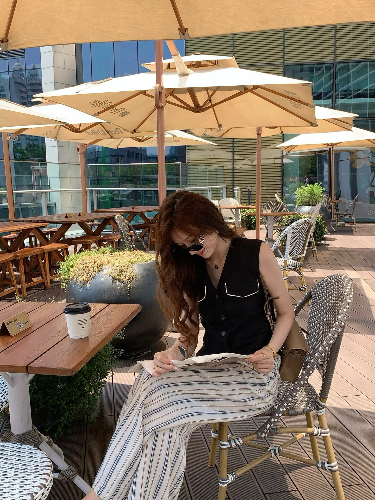 NIGO Loro Piana Women's Retro Striped Jacquard Elastic Waist Drawstring Loose Linen Wide Leg Pants Spring, Summer, And Fall Casual Long Pants Ngvp #nigo2128