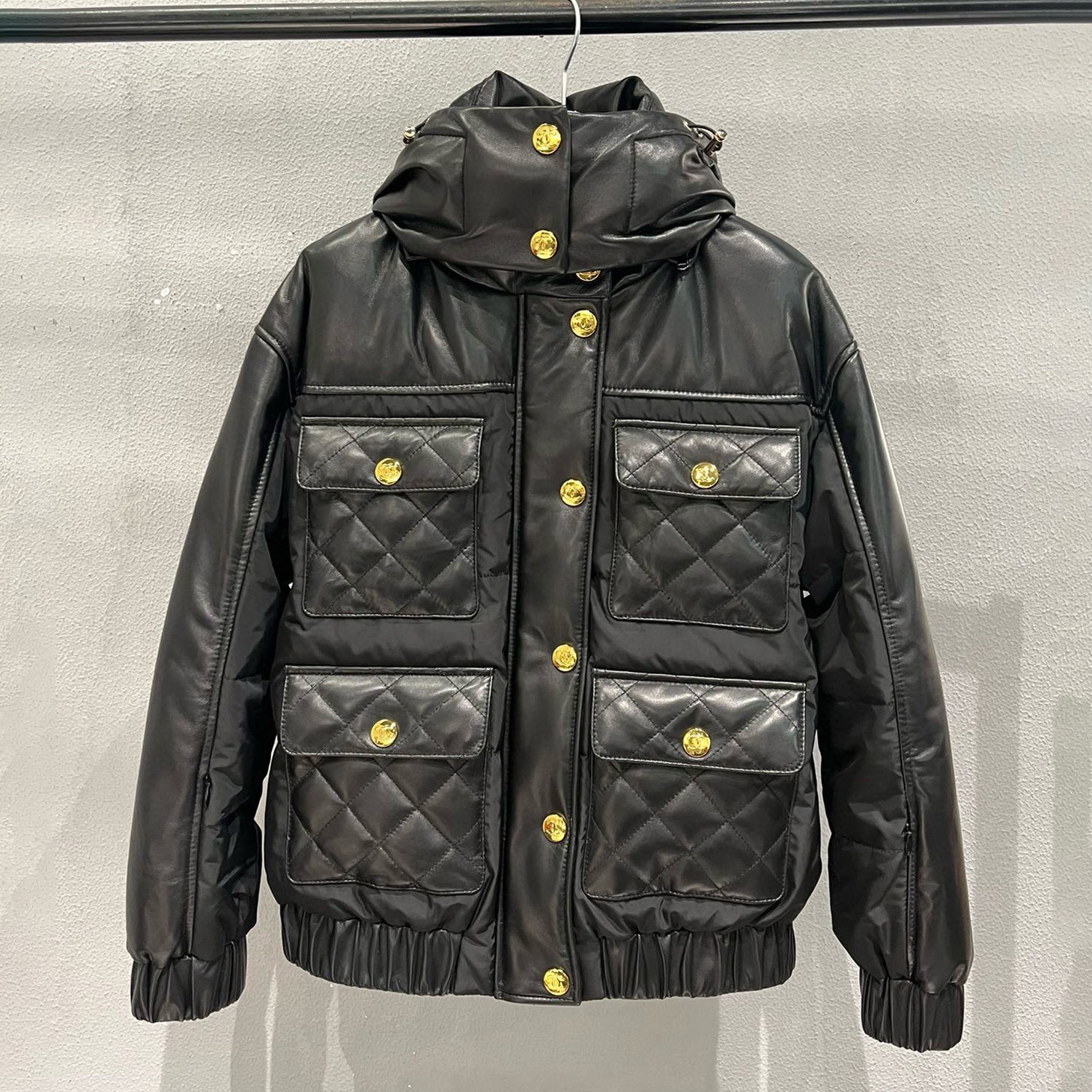 NIGO Chanel Women's Autumn/winter Classic Fashion Solid Color Single-breasted Stand-up Collar Jacket #nigo78164