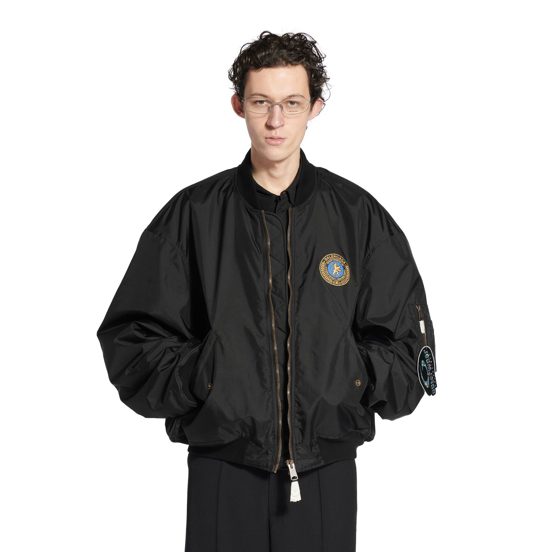 NIGO Balenciaga BOMBER Men's And Women's Spring/autumn Solid Color Fashionable Casual Zipper Long Sleeve Loose Fit Jacket #nigo78185