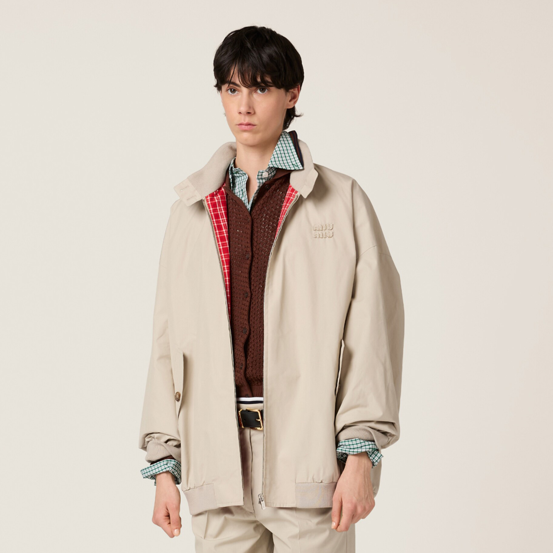 NIGO MiuMiu Men's And Women's Spring/Autumn Solid Color Fashionable Casual Letter Print Stand Up Collar Zipper Long Sleeve Cotton Waistcoat Jacket #nigo78197
