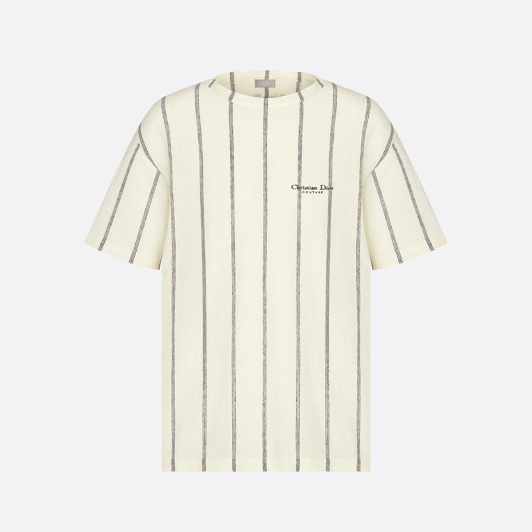 NIGO Dior Men's Summer Embroidered Solid Color Striped Loose-Fit Christian Dior Couture Short-Sleeved T-Shirt #nigo81352