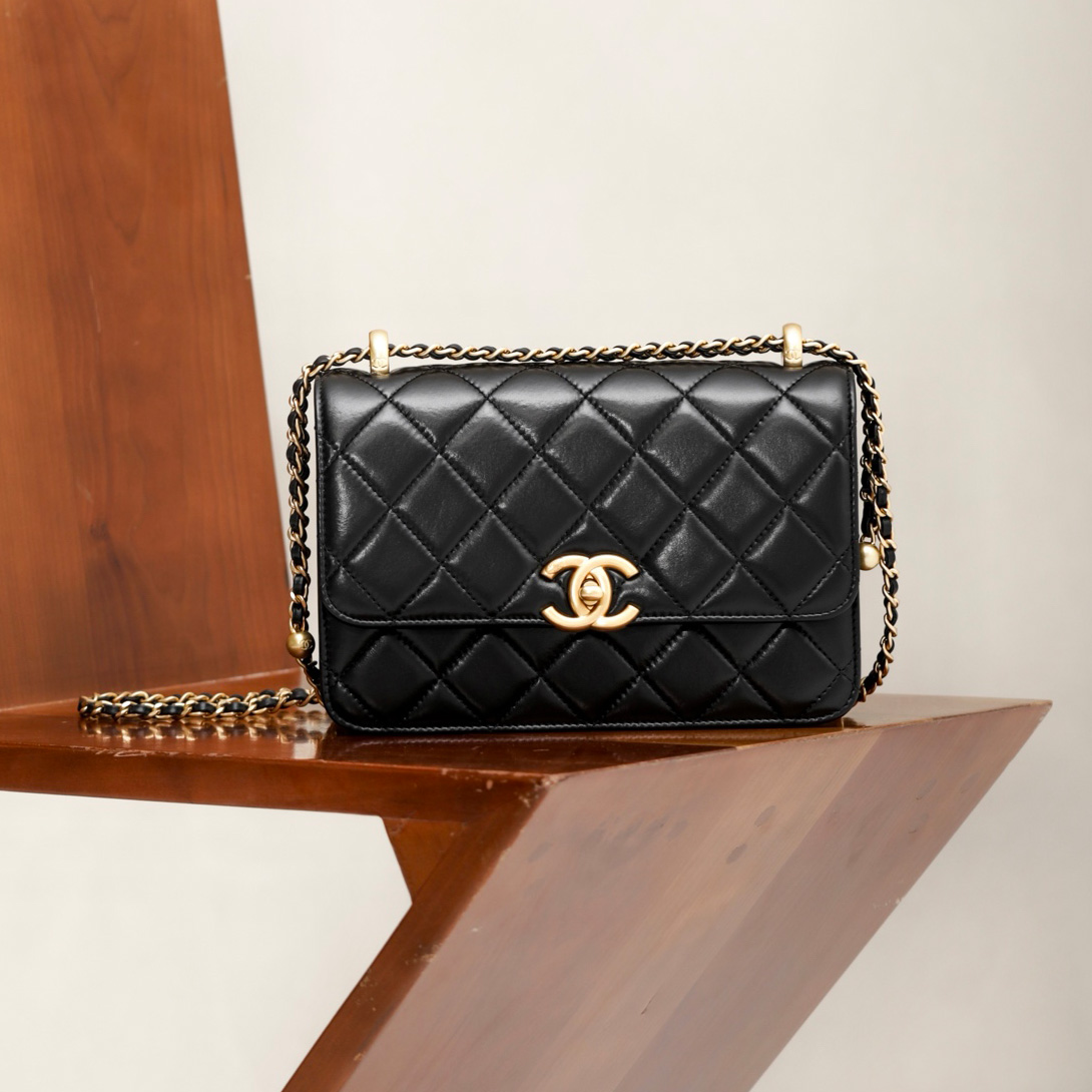 NIGO Chanel CF Women's Classic Fashion Solid Color Metal Logo Calfskin Handbag Crossbody Bag Bags #nigo78196