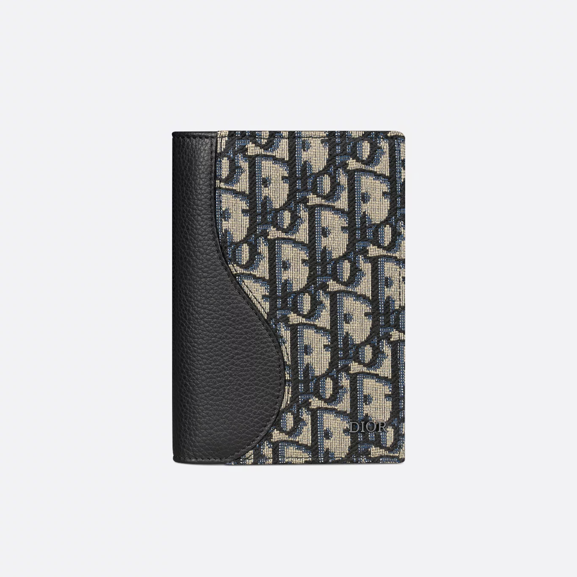 NIGO Dior Men's CD lcon Vertical Bifold Card Holder Passport Holder Casual Logo Solid Color Canvas Leather Saddle Passport Cover Wallet Purse Bags Bag 2ADCH169YKK-H00N #nigo81355