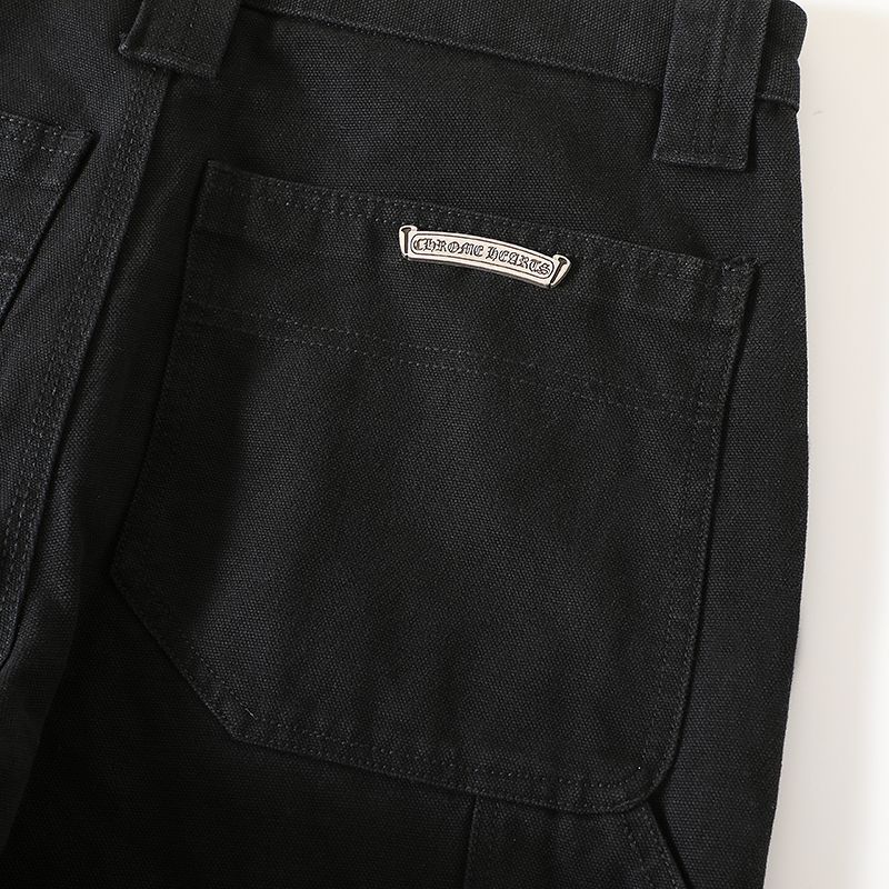 NIGO Chrome Hearts Men's Spring/Autumn Fashion Casual Solid Colour Straight Leg Work Trousers #nigo78186