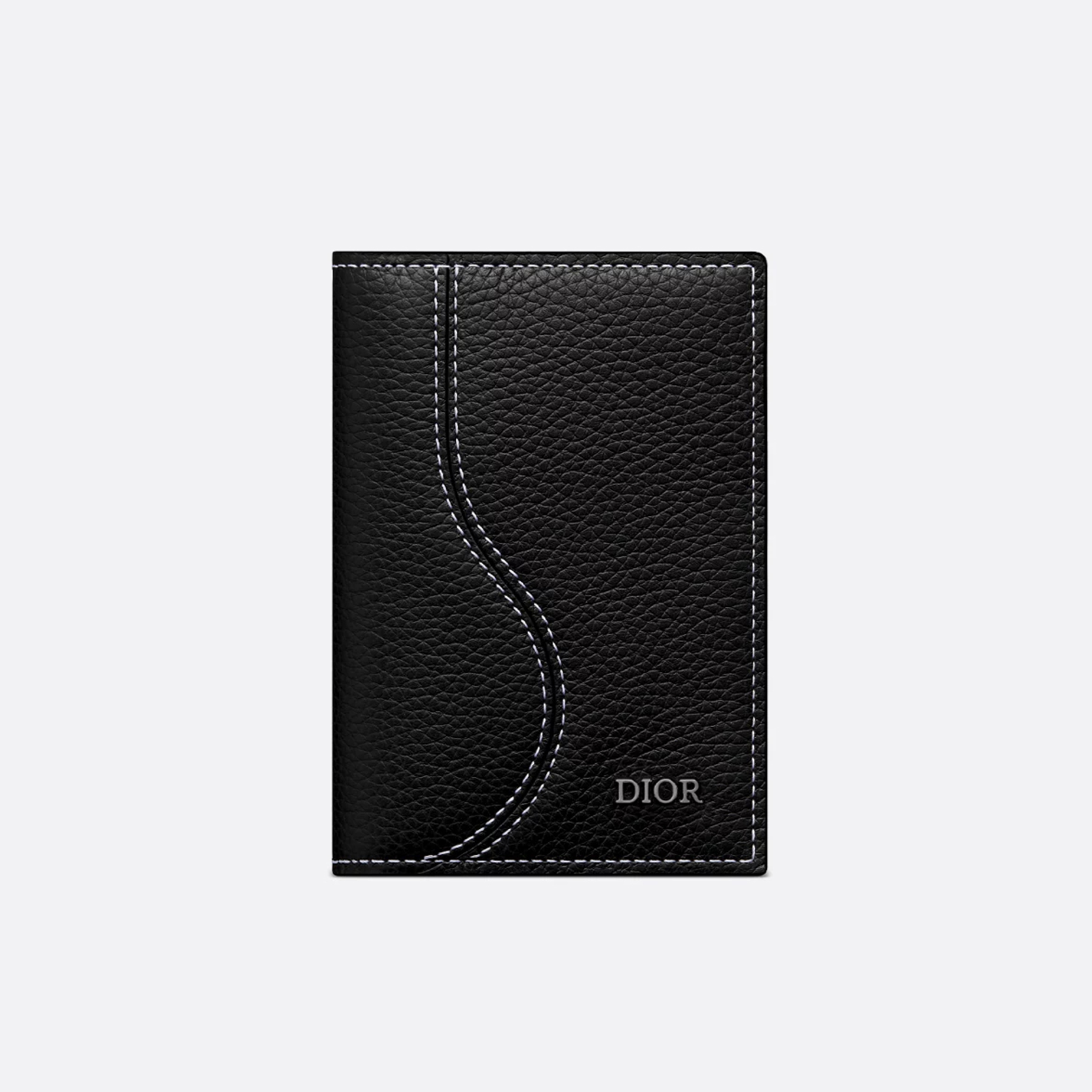NIGO Dior Men's CD lcon Vertical Bifold Card Holder Passport Holder Casual Logo Solid Color Canvas Leather Saddle Passport Cover Wallet Purse Bags Bag 2ADCH169YKK-H00N #nigo81355