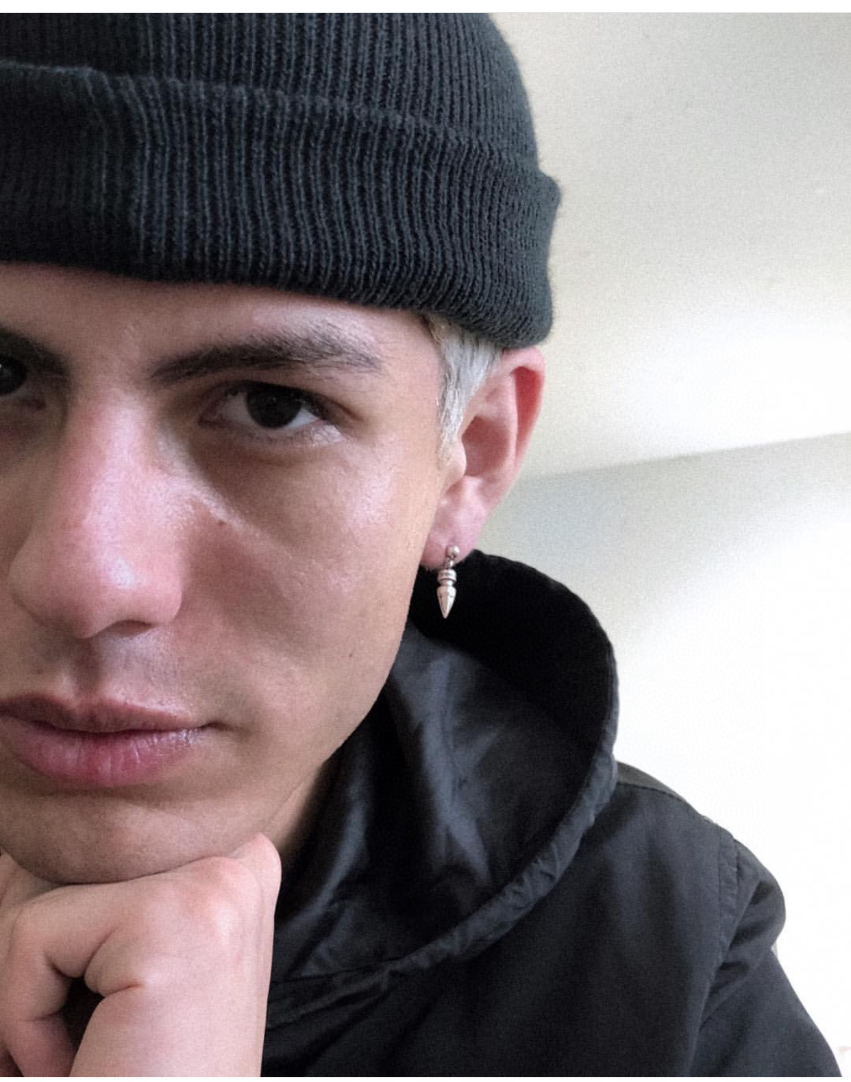 NIGO Chrome Hearts Men's And Women's Silver Bullet Ear Studs Classic Fashion Jewelry Retro Trend Logo Engraved Earrings Jewelry Accessories #nigo81357