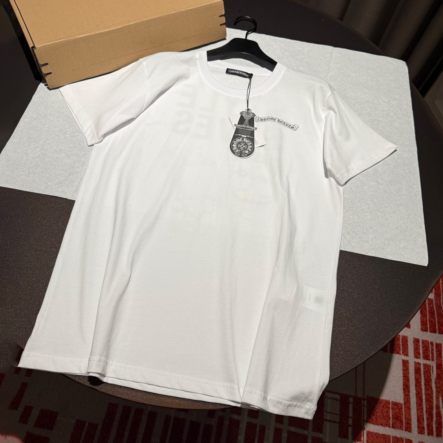 NIGO Chrome Hearts Men's Summer Solid Color Fashion Casual Logo Print Cotton Short Sleeve T-Shirt #nigo78189