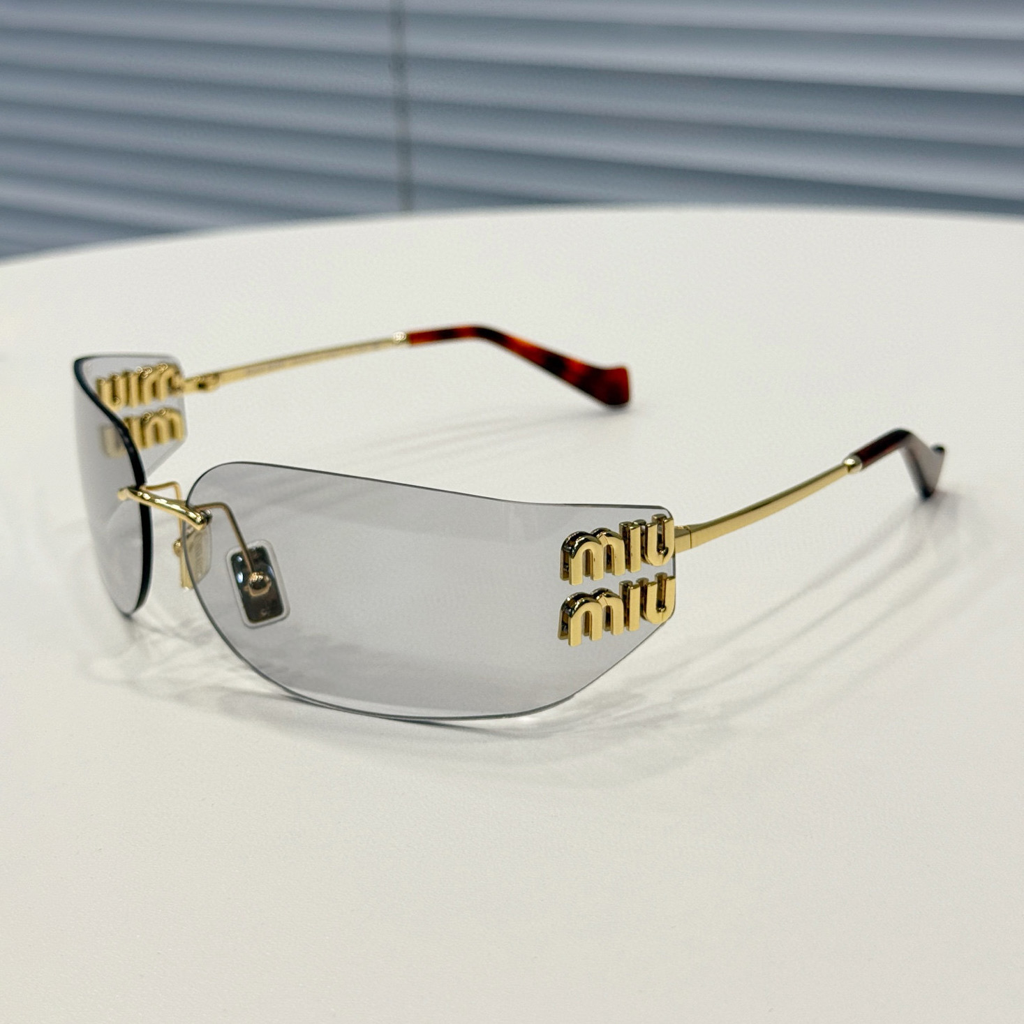 NIGO MiuMiu Men's And Women's Classic Minimalist Sunglasses That Perfectly Blend Simplicity And Fashion Featuring An Irregular Shape Design  Accessories Casual Glasses #nigo78199