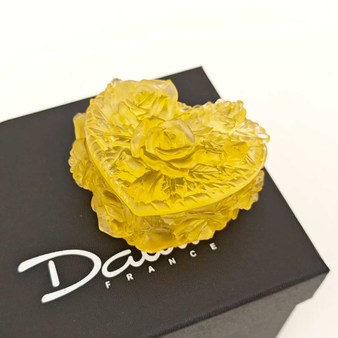 NIGO Daum Classic Fashion Rose-Shaped Jewelry Box, Multi-Colored Decorative Box, Exquisite Tabletop Ornament Accessories Ngvp #nigo2141