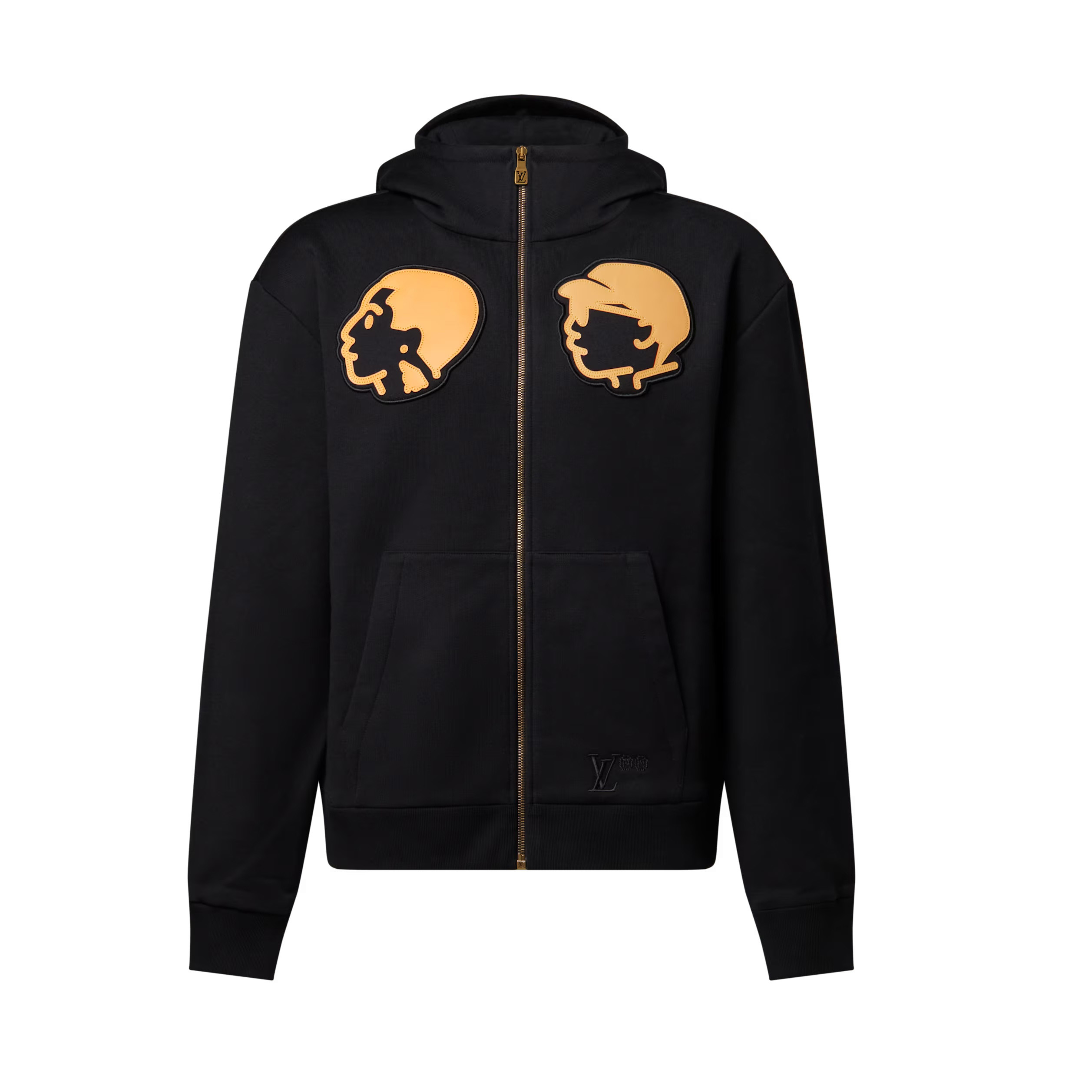 NIGO Louis Vuitton Men's And Women's Spring/Autumn Fashion Casual Character Pattern Zipper Hooded Long Sleeved Sweatshirt Jacket #nigo78227