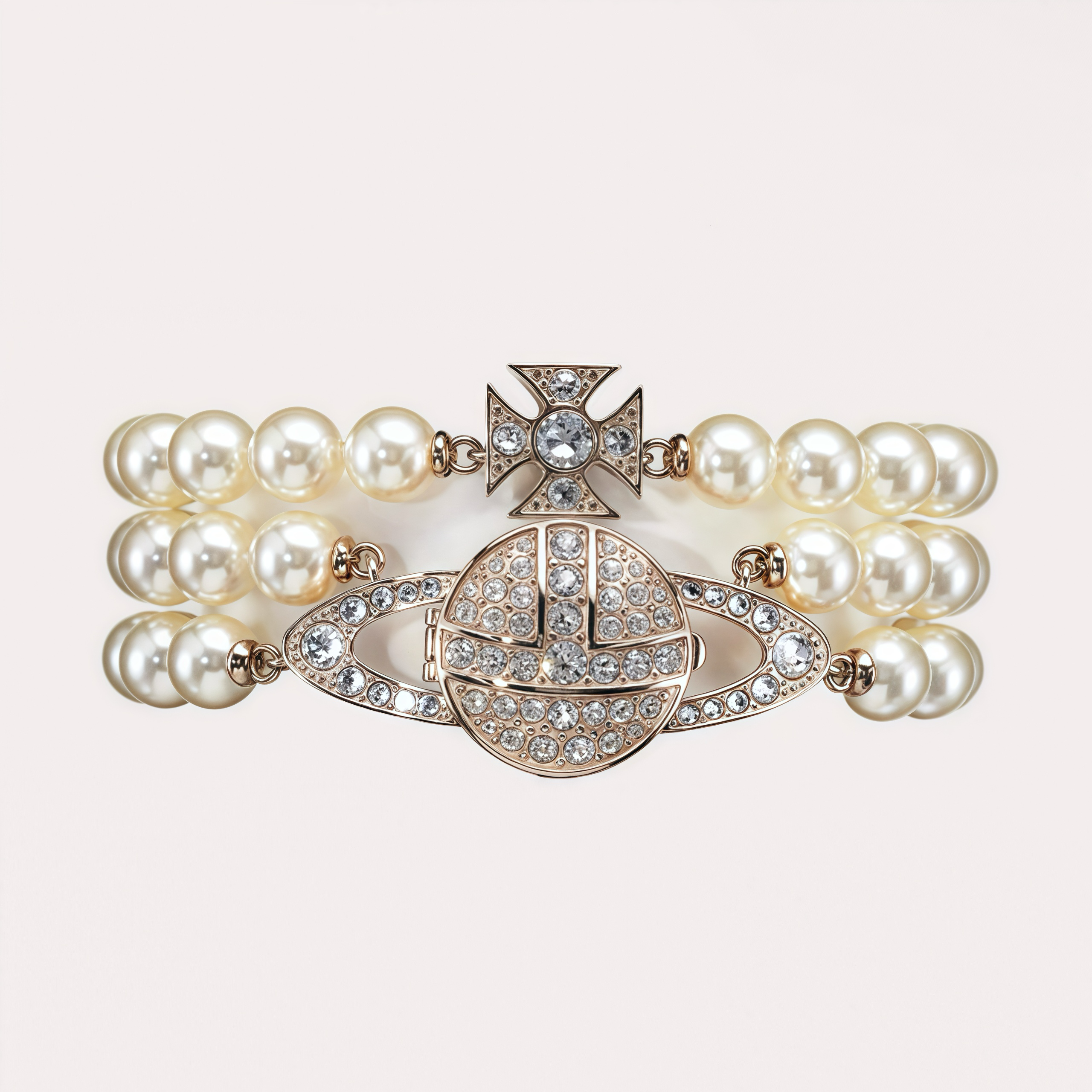 NIGO Vivienne Westwood Women's Classic Fashion Jewelry Brand Logo Pearl Bracelet Jewelry Accessories #nigo78218