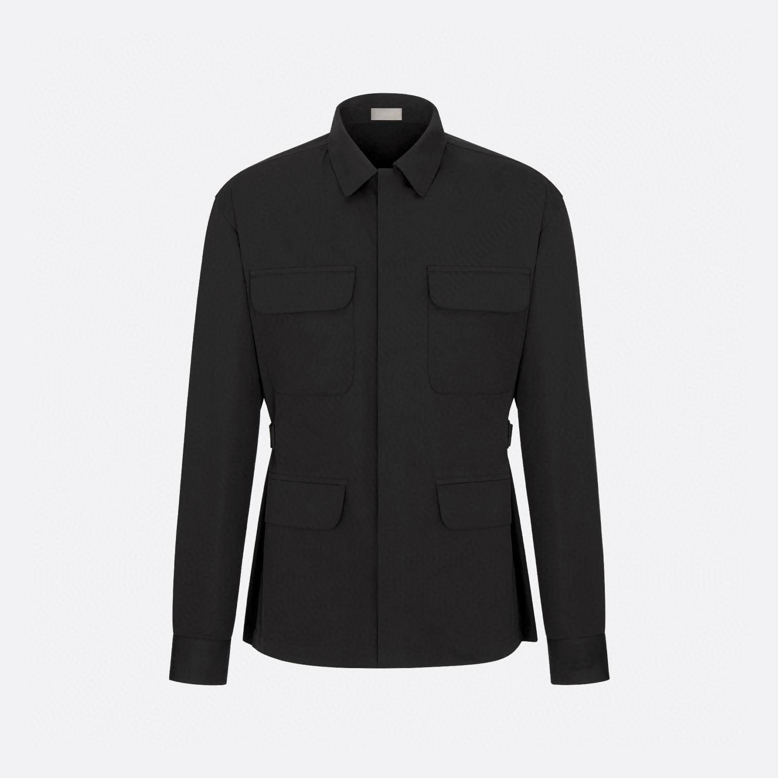 NIGO Gucci Men's Spring/Summer Solid Color Fashion Casual Logo Embroidered Collar Cotton Flap Pocket Single Breasted Long Sleeved Shirt Jacket #nigo78252