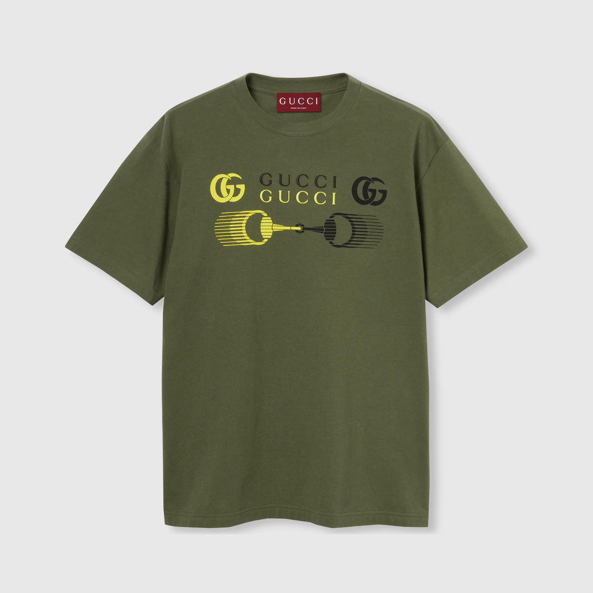 NIGO Gucci Men's Summer Solid Color Fashion Casual Letter Print Round Neck Drop Shoulder Short Sleeve T-Shirt #nigo78253