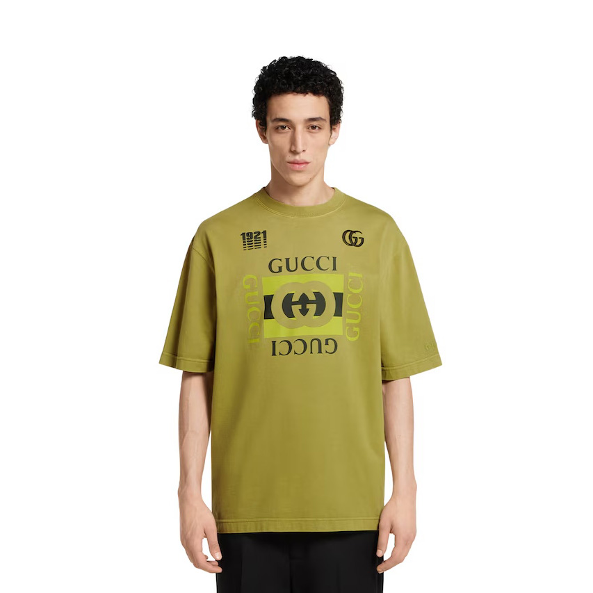 NIGO Gucci Men's Summer Solid Color Fashion Casual Printed Pattern Cotton Knitted Round Neck Short Sleeve T-Shirt #nigo78254