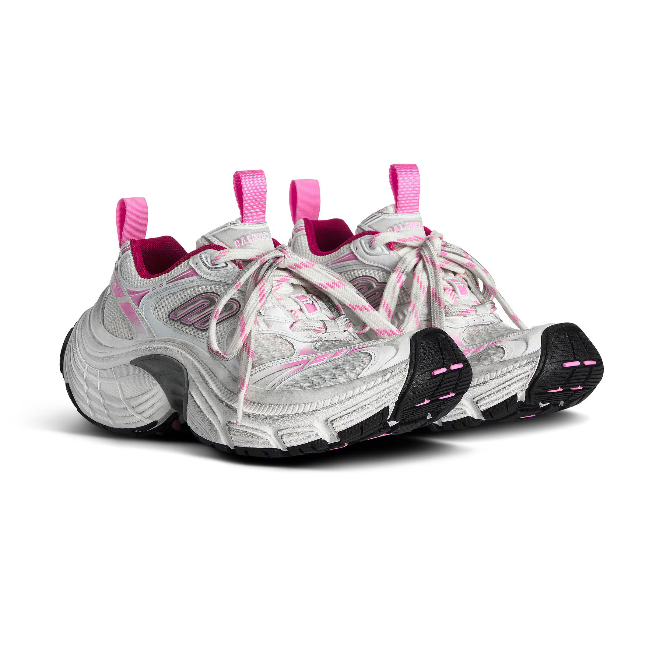 NIGO Balenciaga 6XL Men's And Women's Spring/Summer Fashion Casual Trend Round Toe Lace Up Distressed Low Top Color Blocked Shoes  #nigo78263