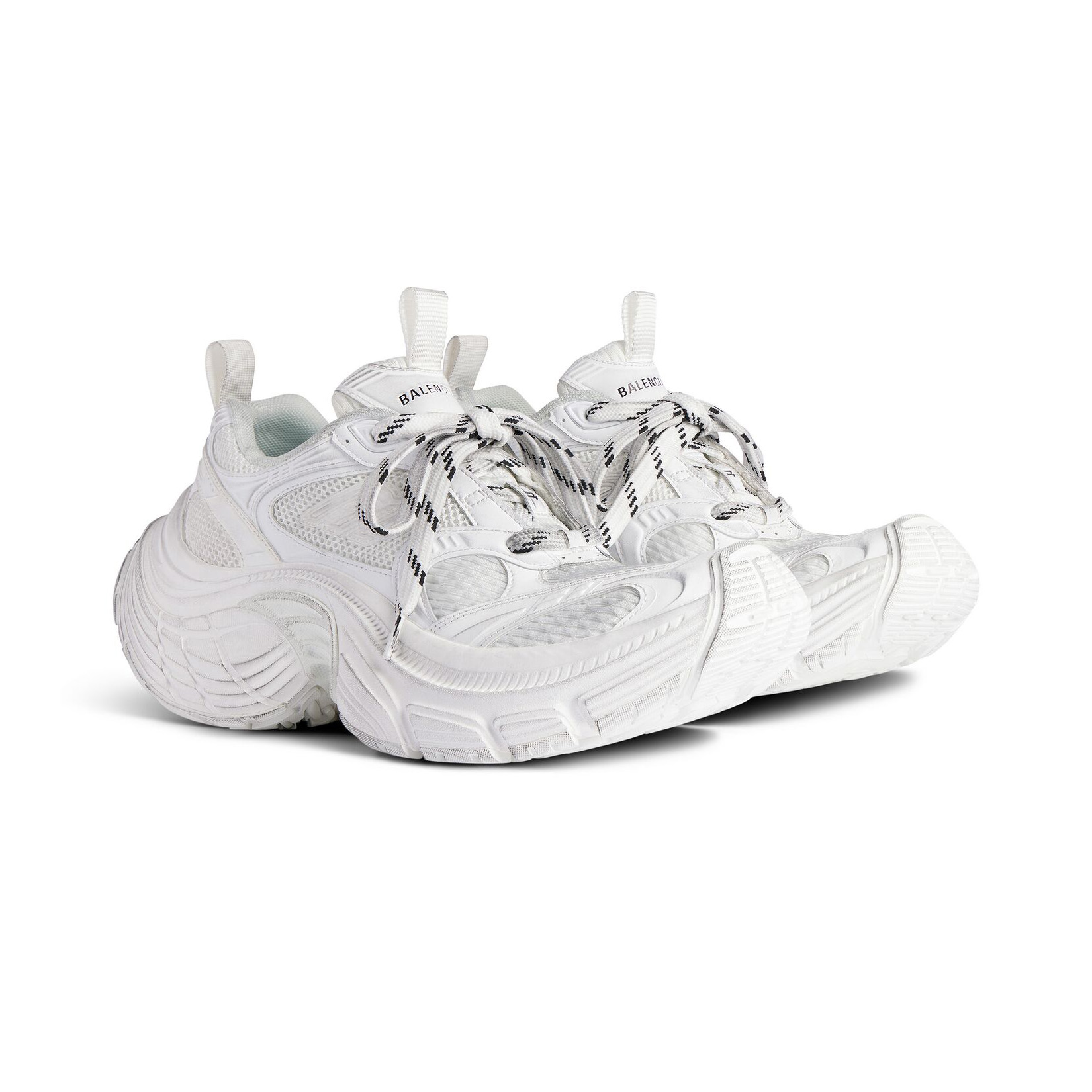 NIGO Balenciaga 6XL Men's And Women's Spring/Summer Fashion Casual Trend Round Toe Lace Up Distressed Low Top Color Blocked Shoes  #nigo78263